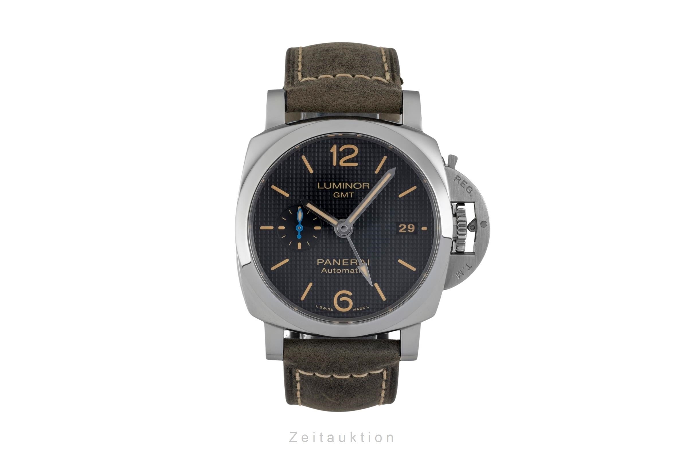 Panerai Luminor GMT steel automatic men's watch PAM01535 LP: 9600EUR  [2604441]