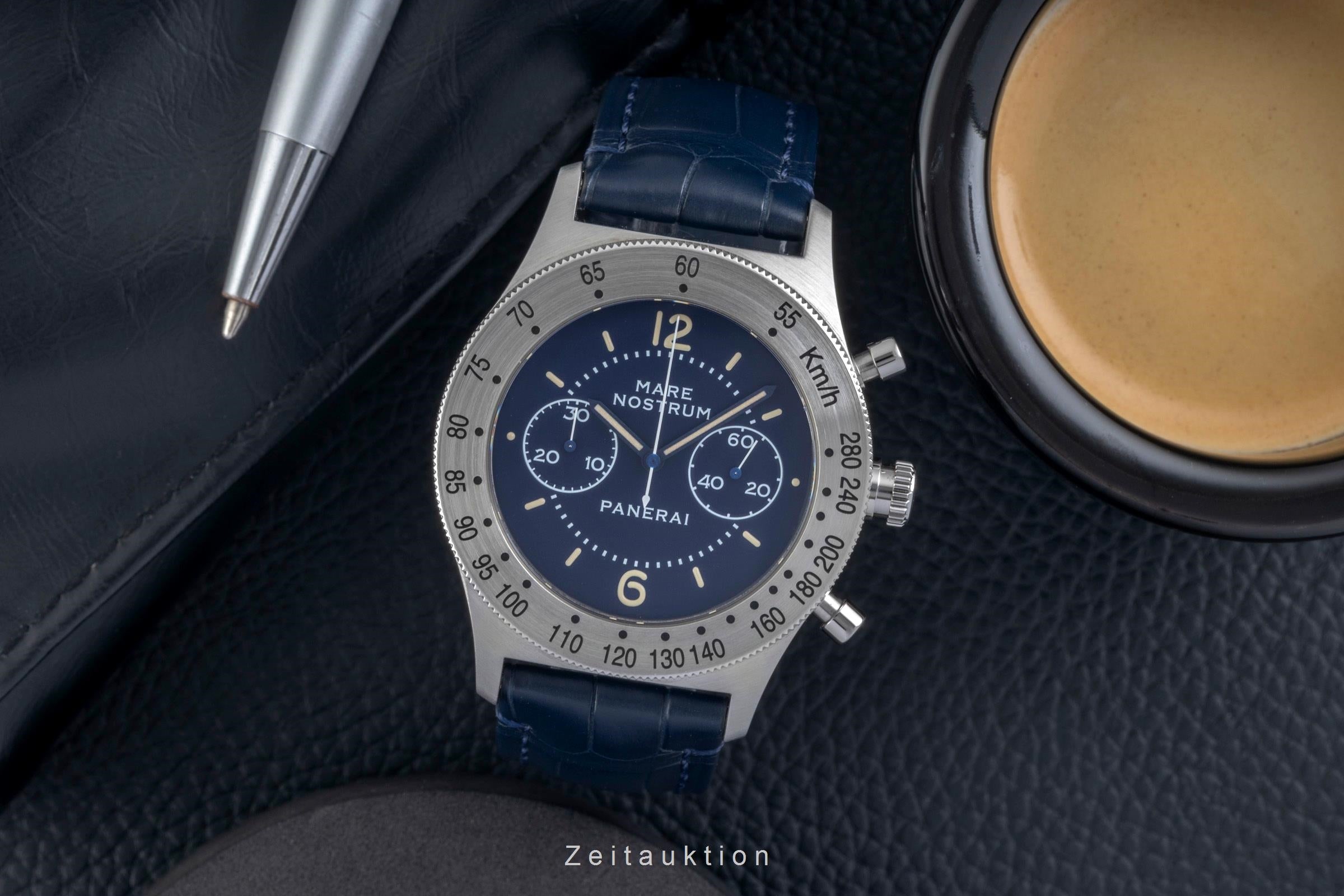 Panerai Mare Nostrum Chronograph Handaufzug Ref. PAM00716 Papiere 2024 [2604442]