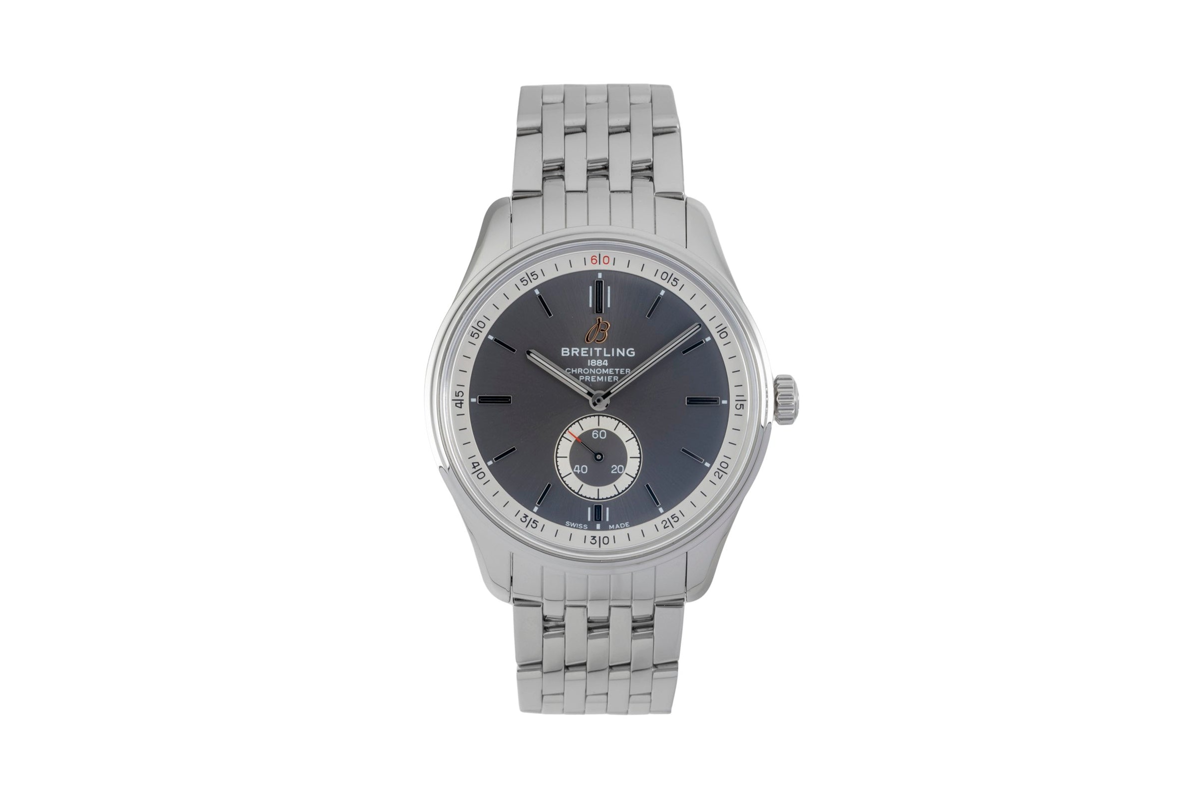 Breitling Premier steel automatic men's watch A37340351B1A1 LP: 5500EUR  [2604444]