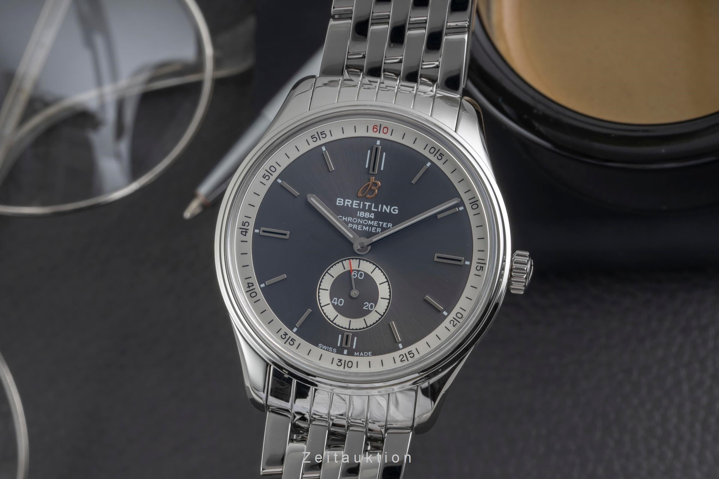 Breitling Premier steel automatic men's watch A37340351B1A1 LP: 5500EUR  [2604444]