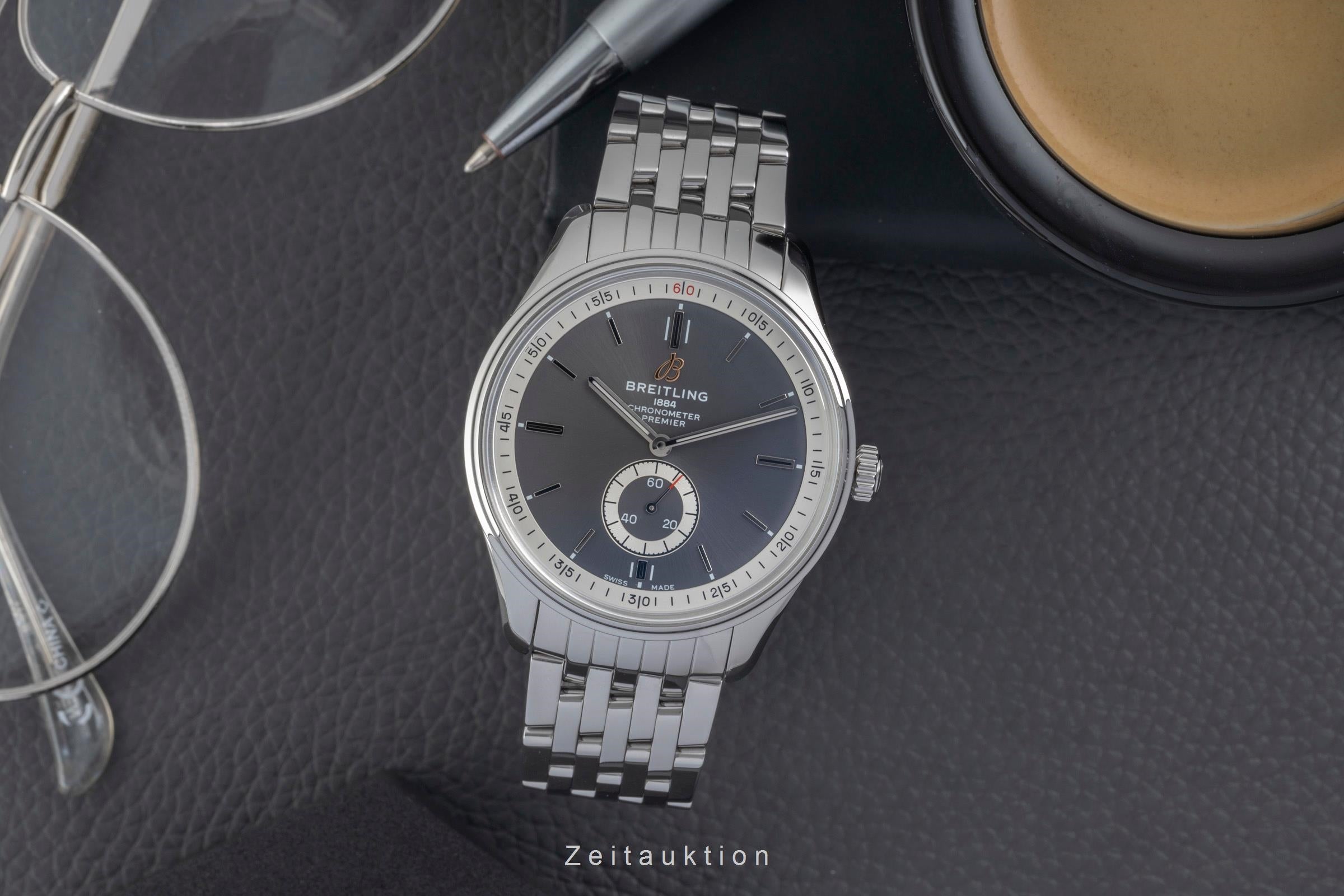 Breitling Premier steel automatic men's watch A37340351B1A1 LP: 5500EUR  [2604444]