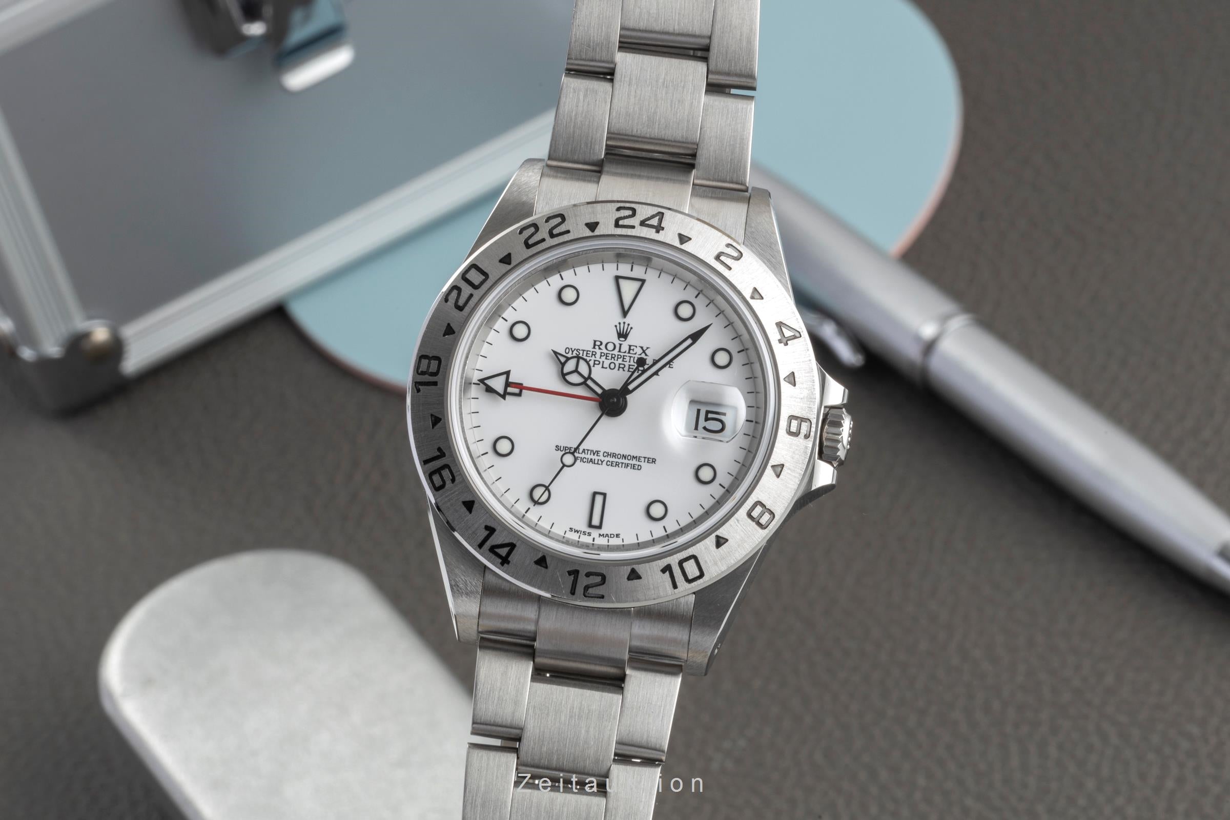 Rolex Explorer II acero automático reloj para caballeros 16570  [2604449]