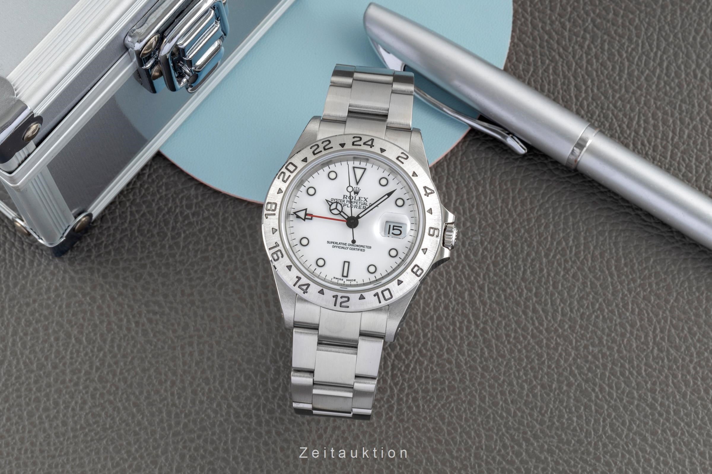 Rolex Explorer II acero automático reloj para caballeros 16570  [2604449]