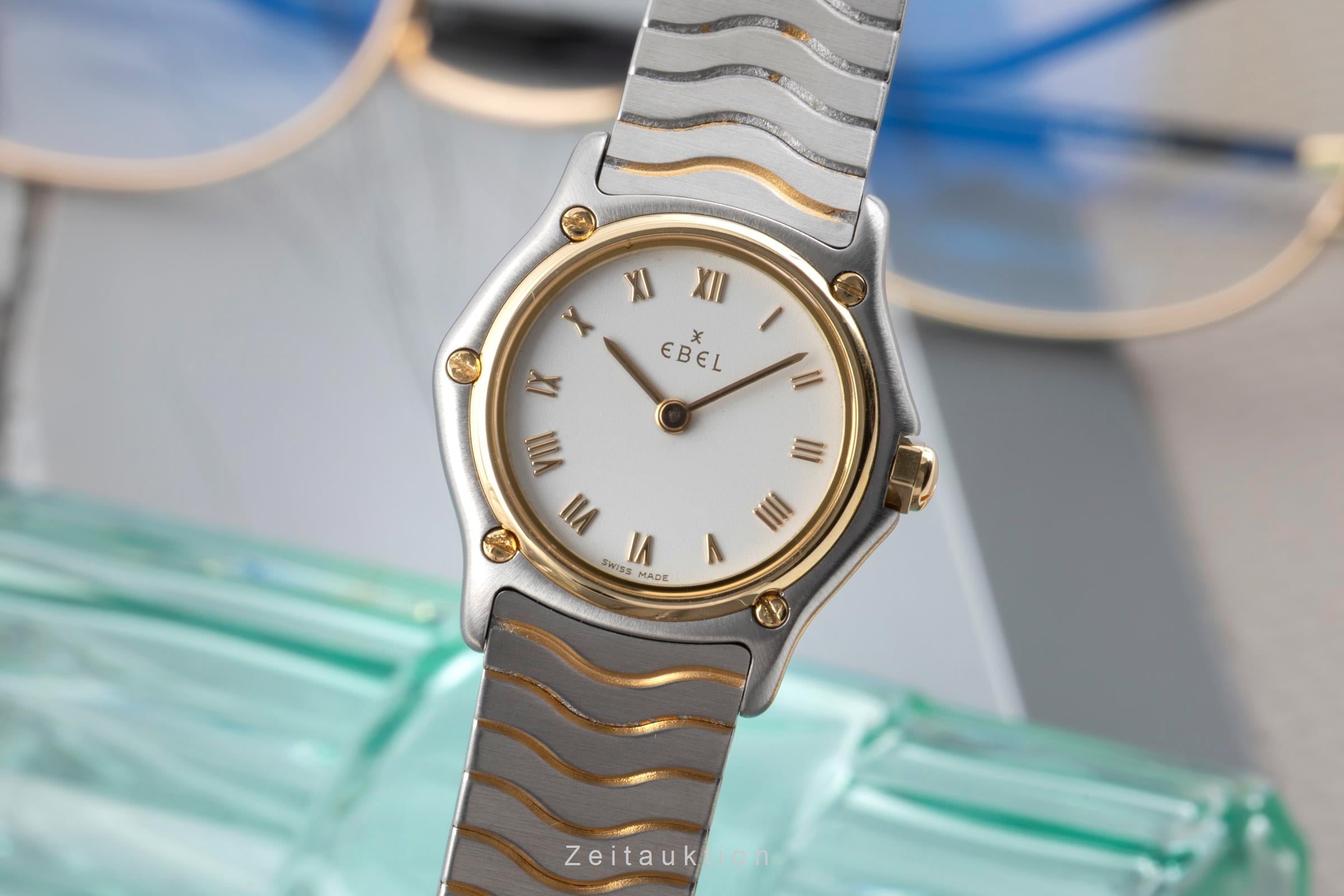 Ebel Classic Wave acier / or  quartz montre pour femmes 1057901  [2604450]