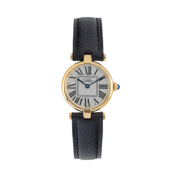 Cartier Vendome silver-gilt quartz women's watch 590004  [2604451]