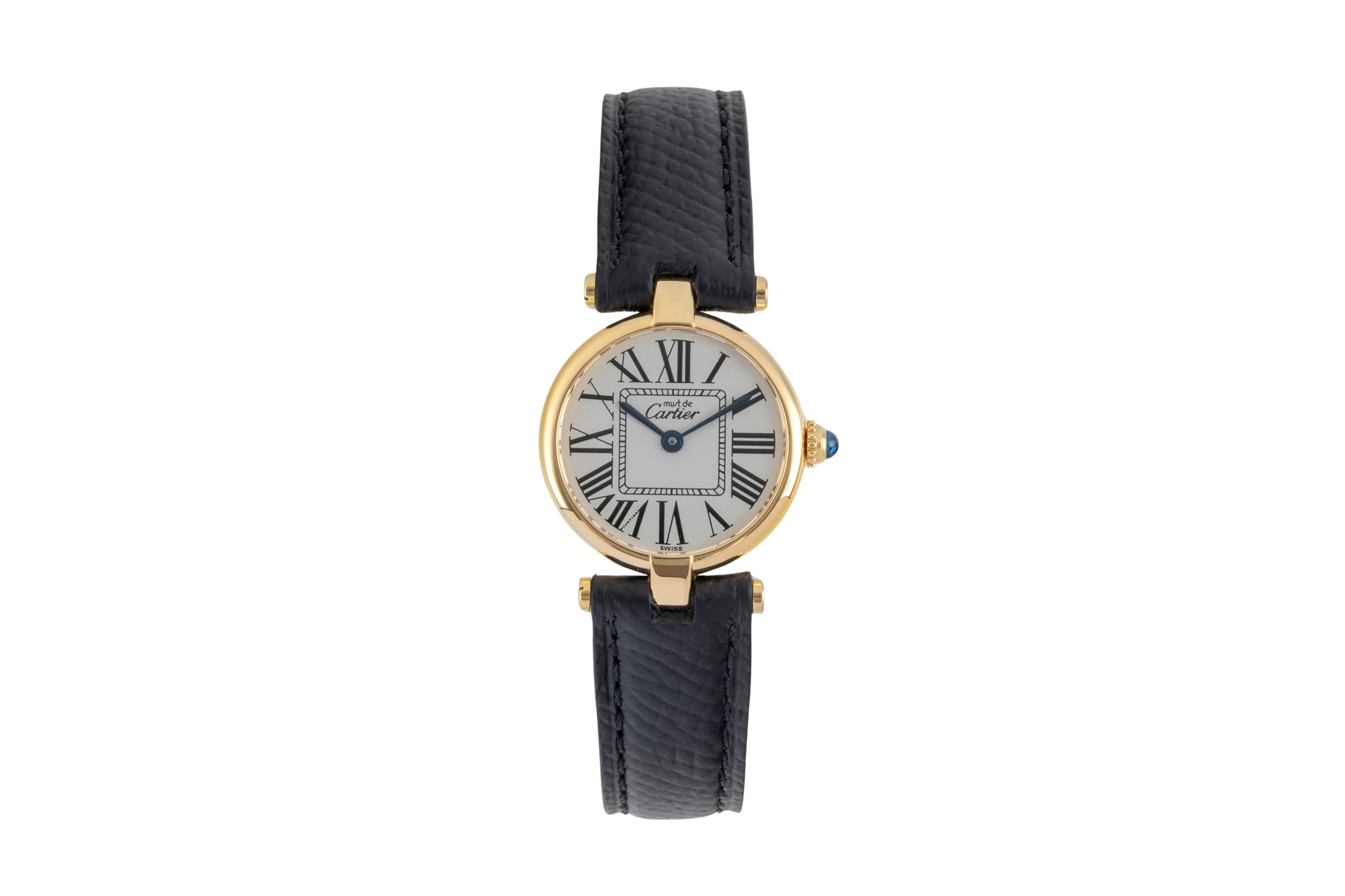 Cartier Vendome silver-gilt quartz women's watch 590004  [2604451]