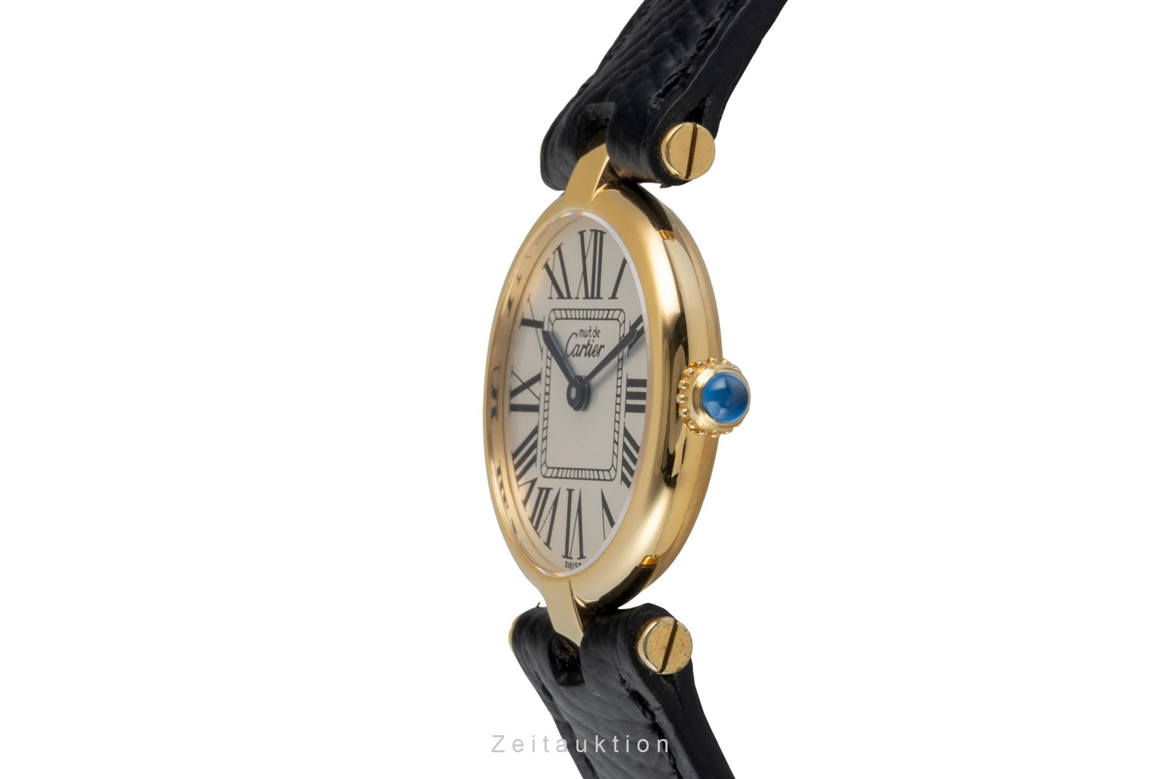 Cartier Vendome silver-gilt quartz women's watch 590004  [2604451]