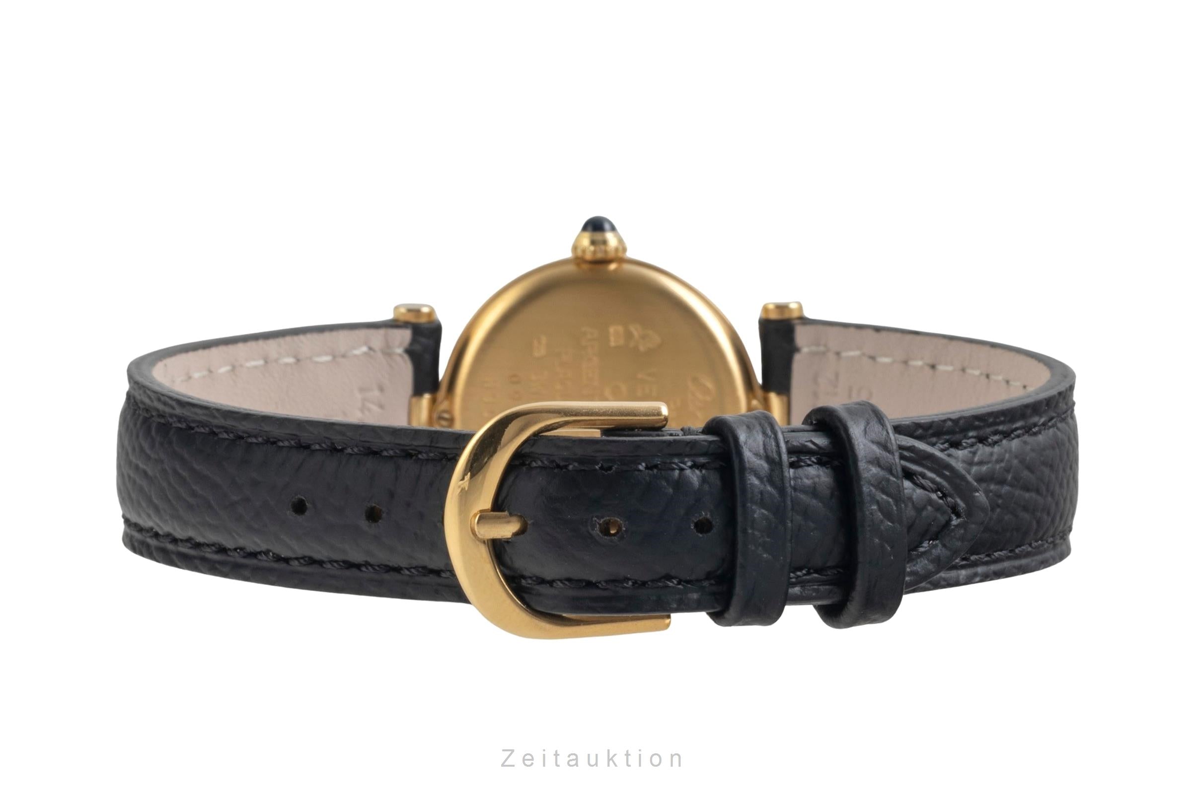 Cartier Vendome silver-gilt quartz women's watch 590004  [2604451]
