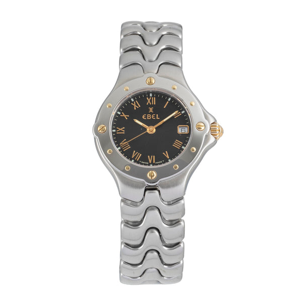 Ebel Sportwave Stahl / Gold Damenuhr Datum Ref. E6087621 Box [2604452]