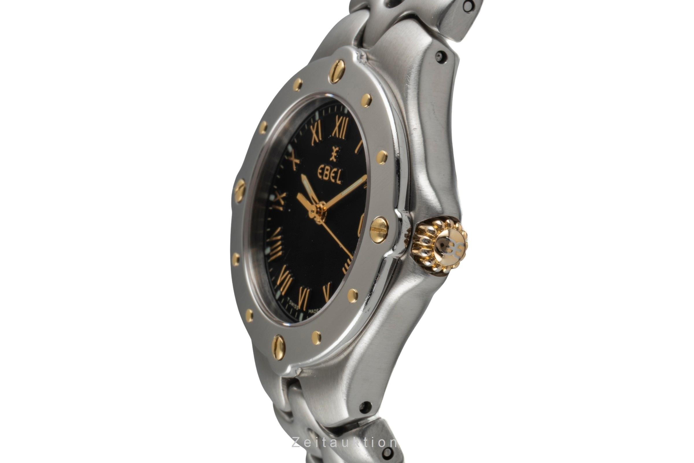 Ebel Sportwave Stahl / Gold Damenuhr Datum Ref. E6087621 Box [2604452]