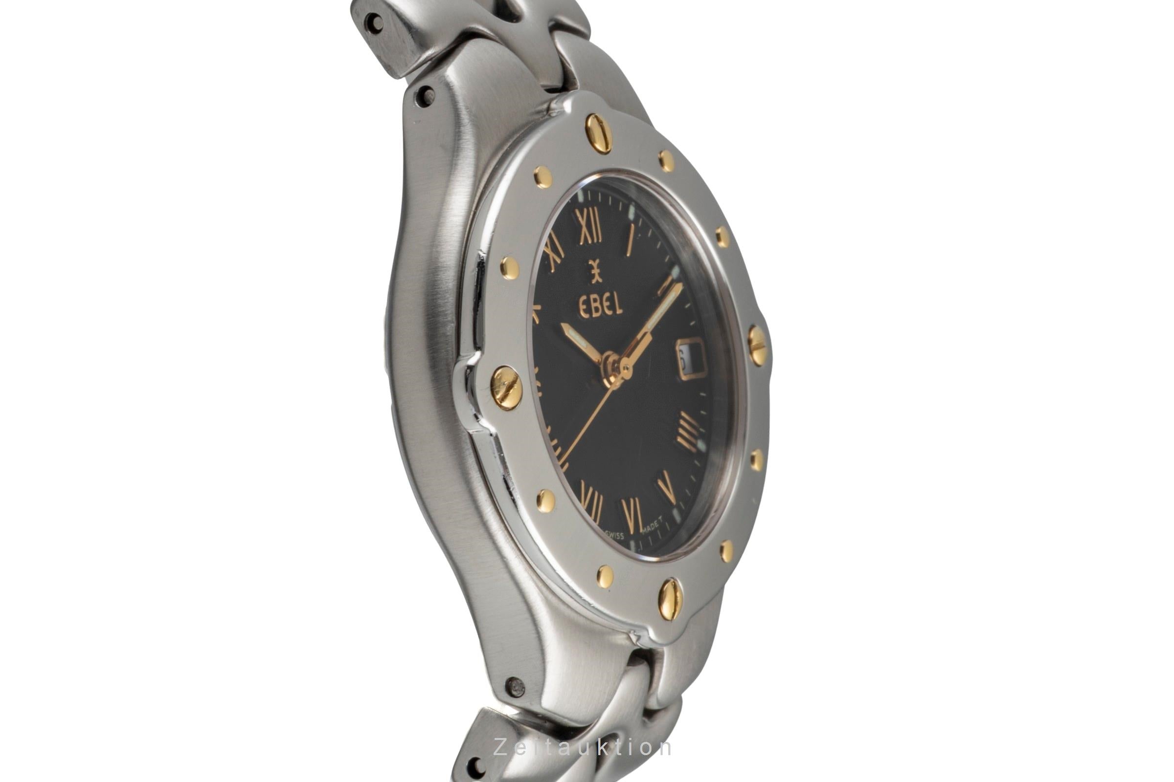 Ebel Sportwave Stahl / Gold Damenuhr Datum Ref. E6087621 Box [2604452]
