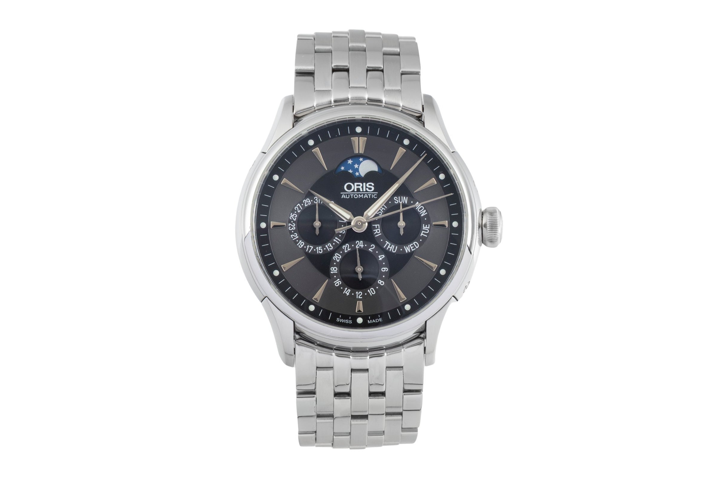 Oris Artelier acciaio automatismo orologio da uomo 01 581 7592 4054-07 8 21 73  [2604454]
