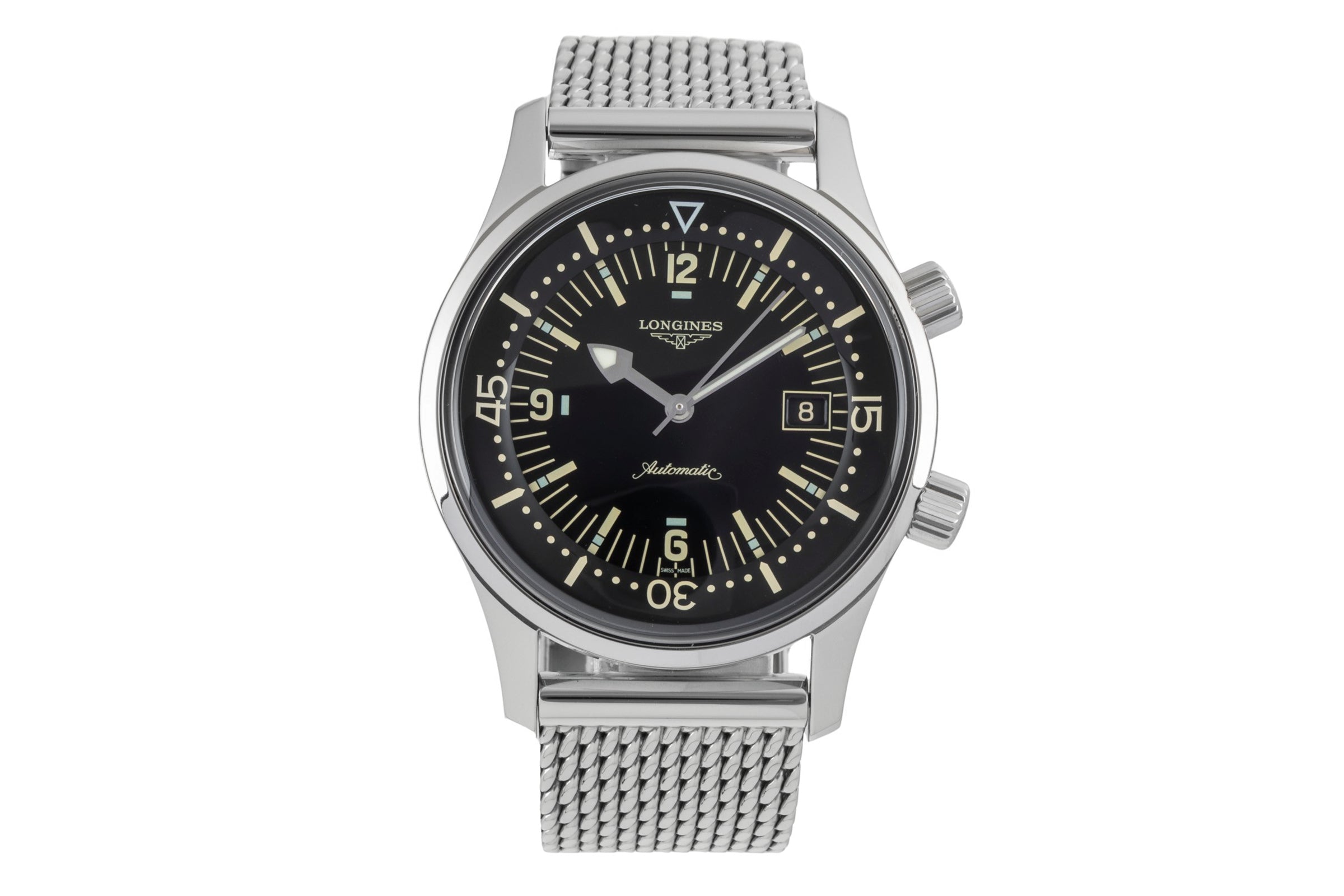 Longines Legend Diver steel automatic men's watch L3.674.4.50.6 LP: 3950EUR  [2604455]