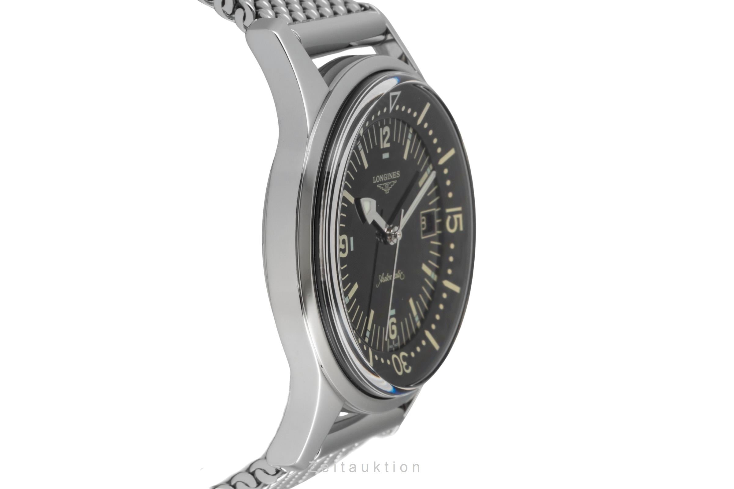 Longines Legend Diver acero automático reloj para caballeros L3.674.4.50.6 LP: 3950EUR  [2604455]