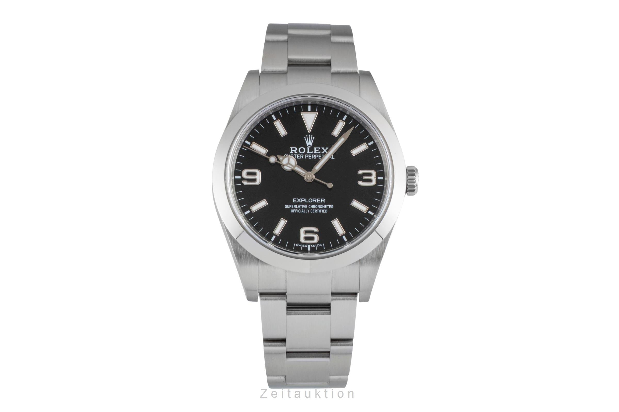 Rolex Explorer acier automatique montre pour hommes 214270  [2604459]