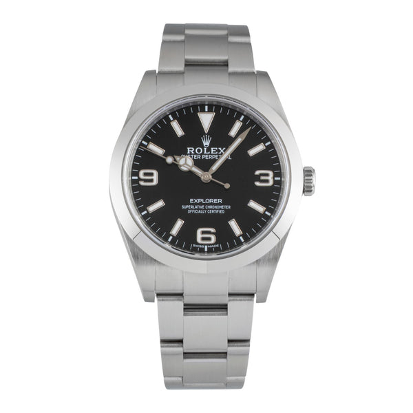 Rolex Explorer acier automatique montre pour hommes 214270  [2604459]