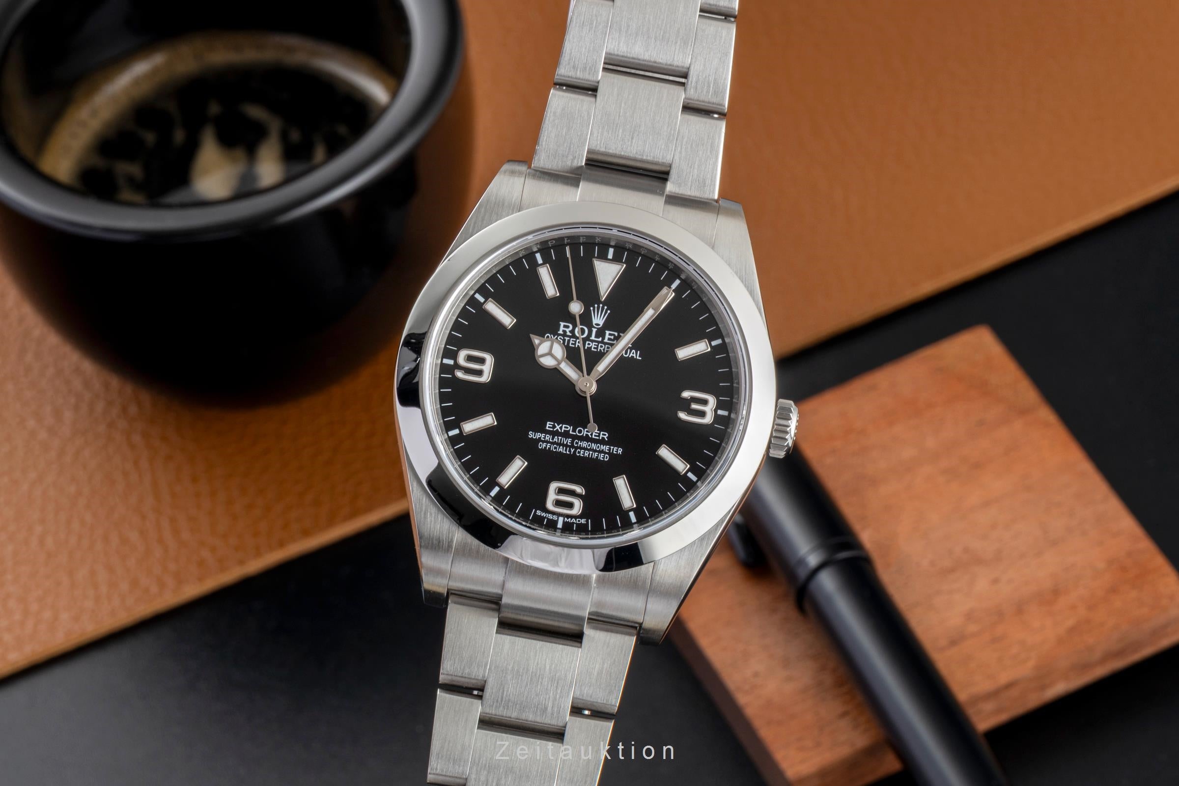 Rolex Explorer acier automatique montre pour hommes 214270  [2604459]