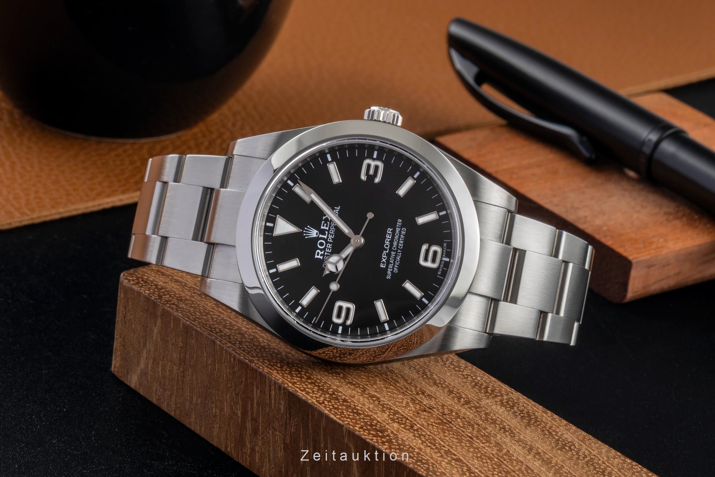 Rolex Explorer acier automatique montre pour hommes 214270  [2604459]
