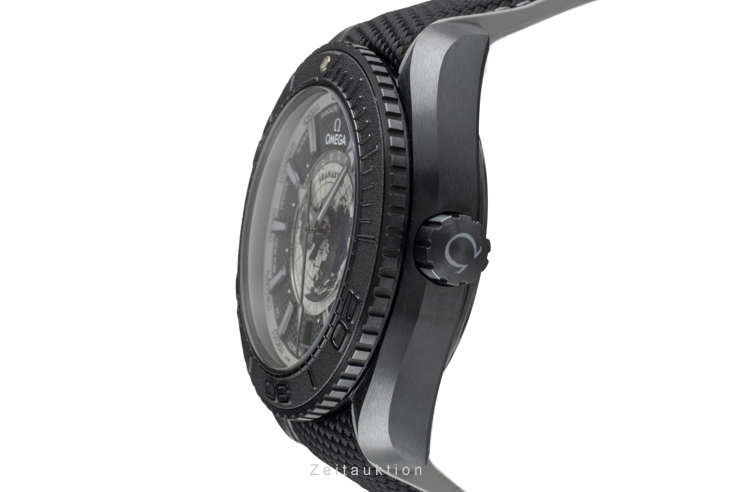 Omega Seamaster Planet Ocean GMT Worldtimer Ref. 215.92.46.22.01.007 B&P 2026 [2604461]