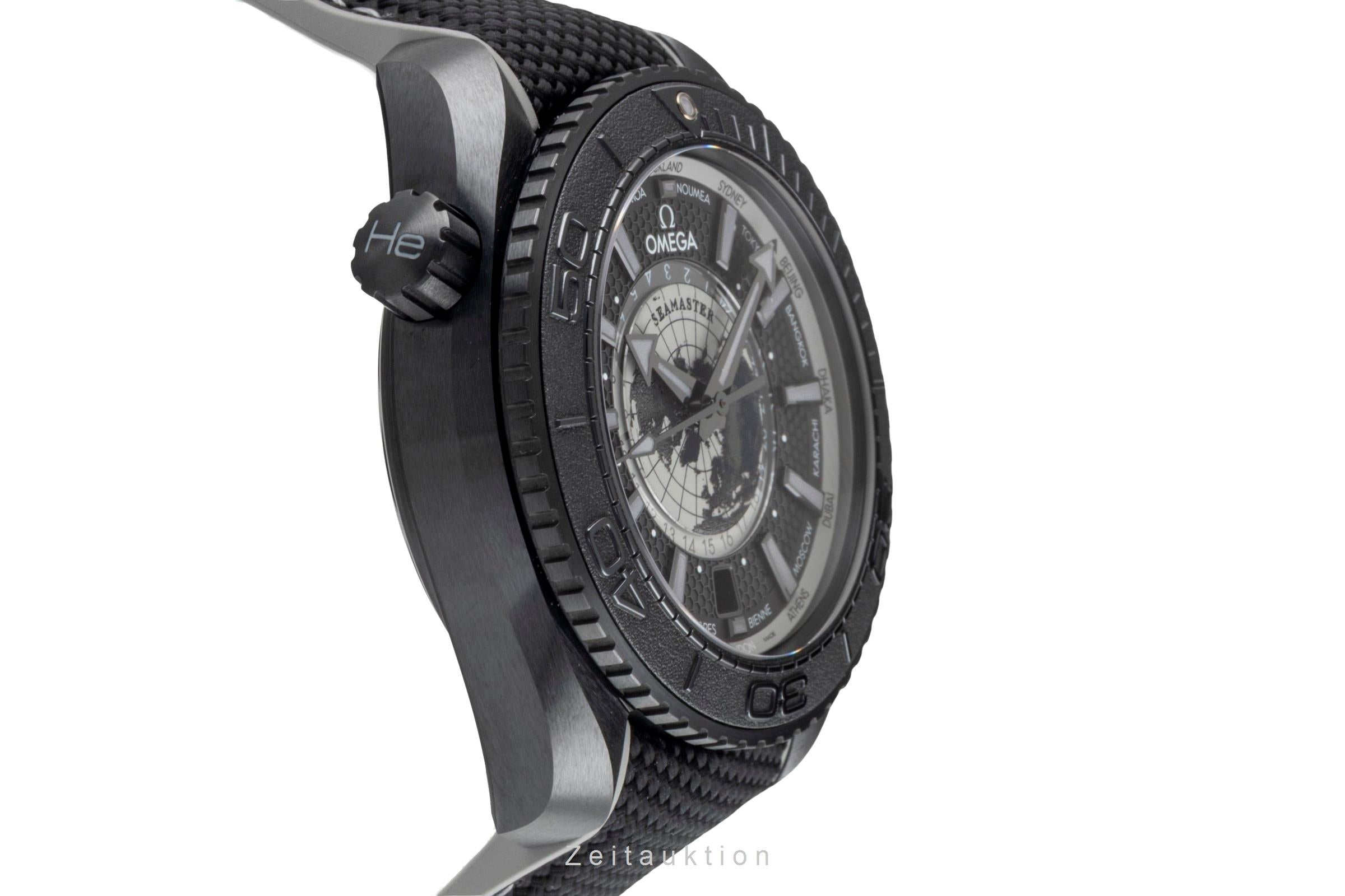Omega Seamaster Planet Ocean GMT Worldtimer Ref. 215.92.46.22.01.007 B&P 2026 [2604461]