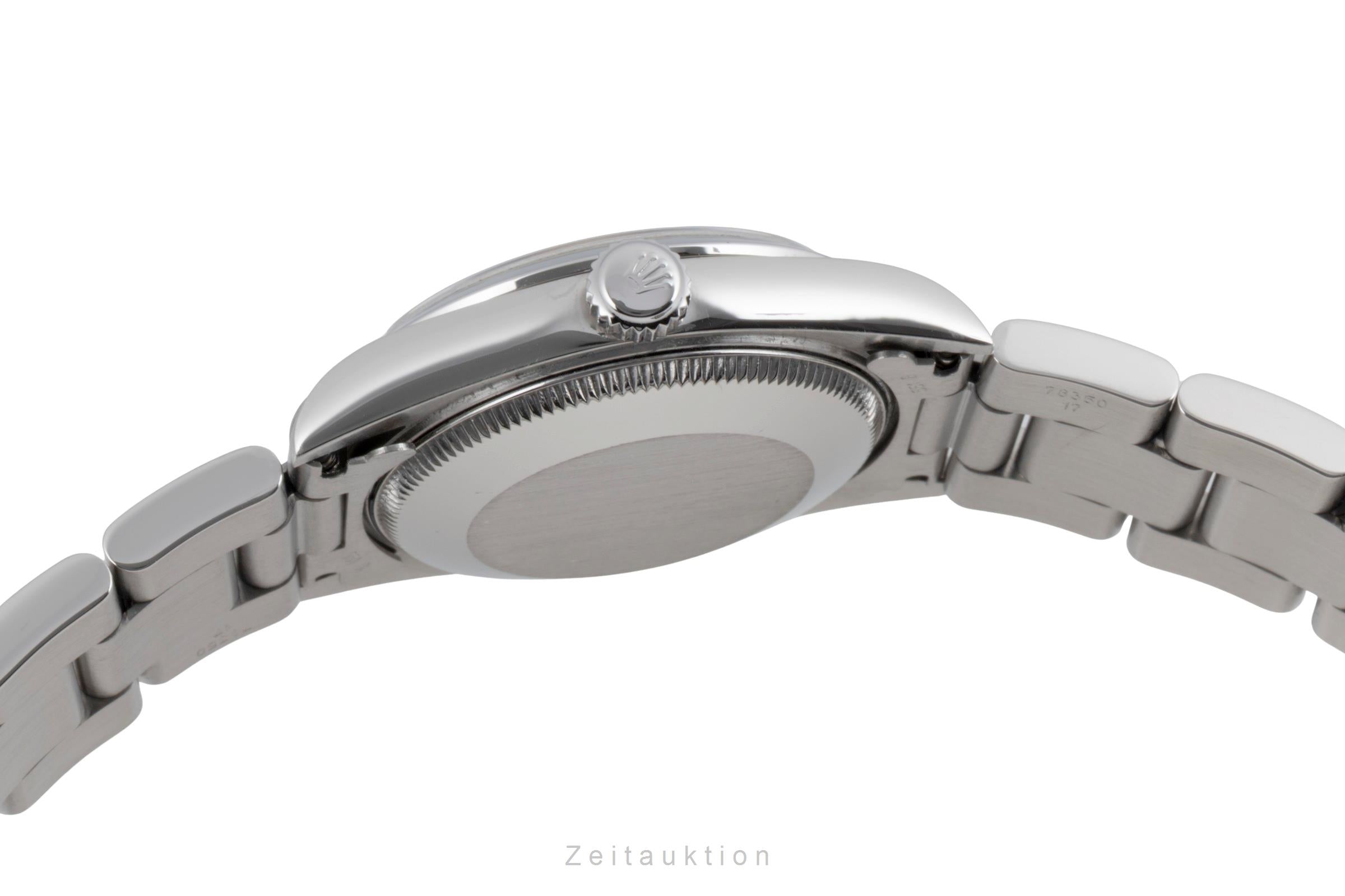 Rolex Oyster Perpetual 31 Black Dial Edelstahl Automatik Damenuhr Ref. 77080 [2604464]