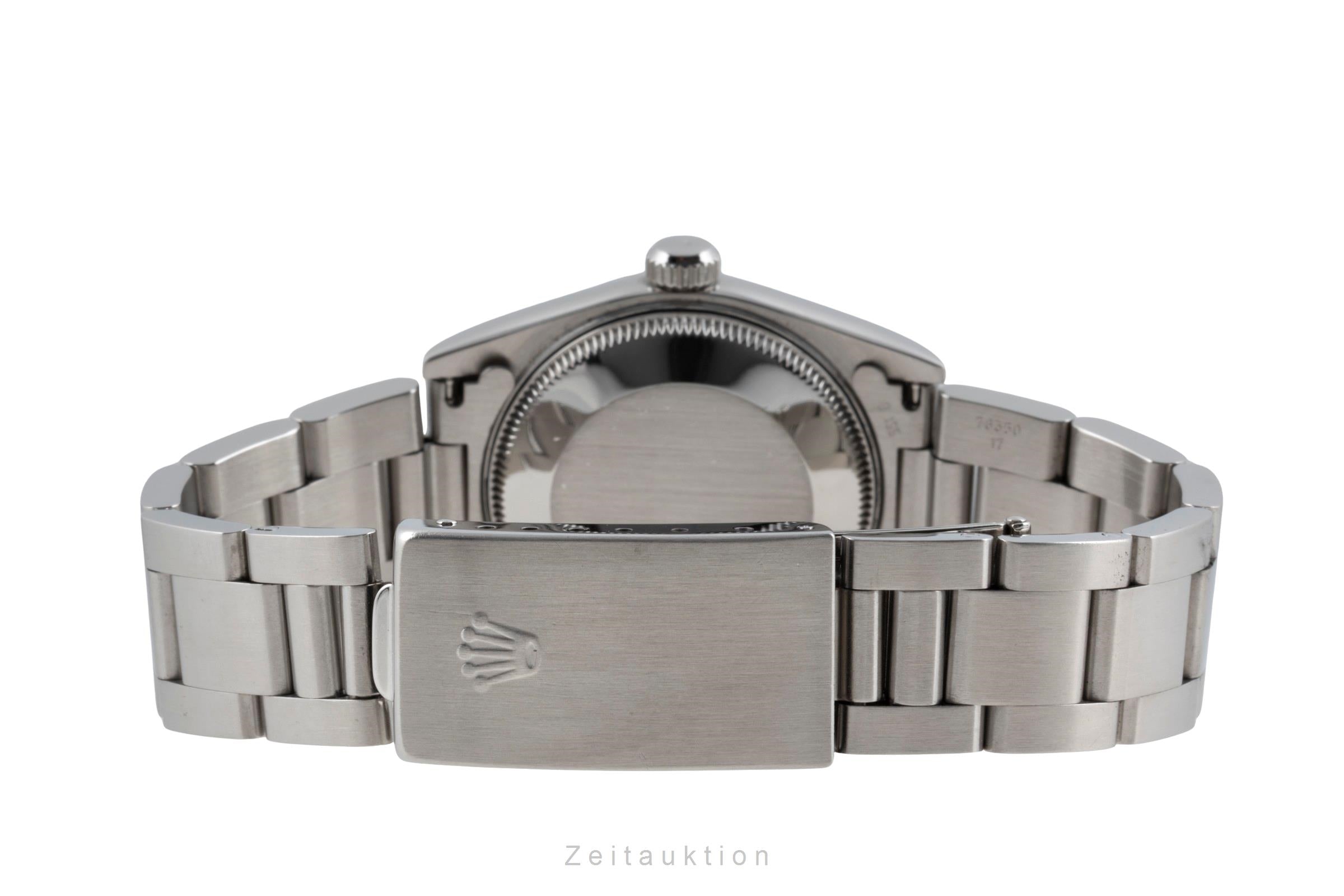 Rolex Oyster Perpetual 31 Black Dial Edelstahl Automatik Damenuhr Ref. 77080 [2604464]