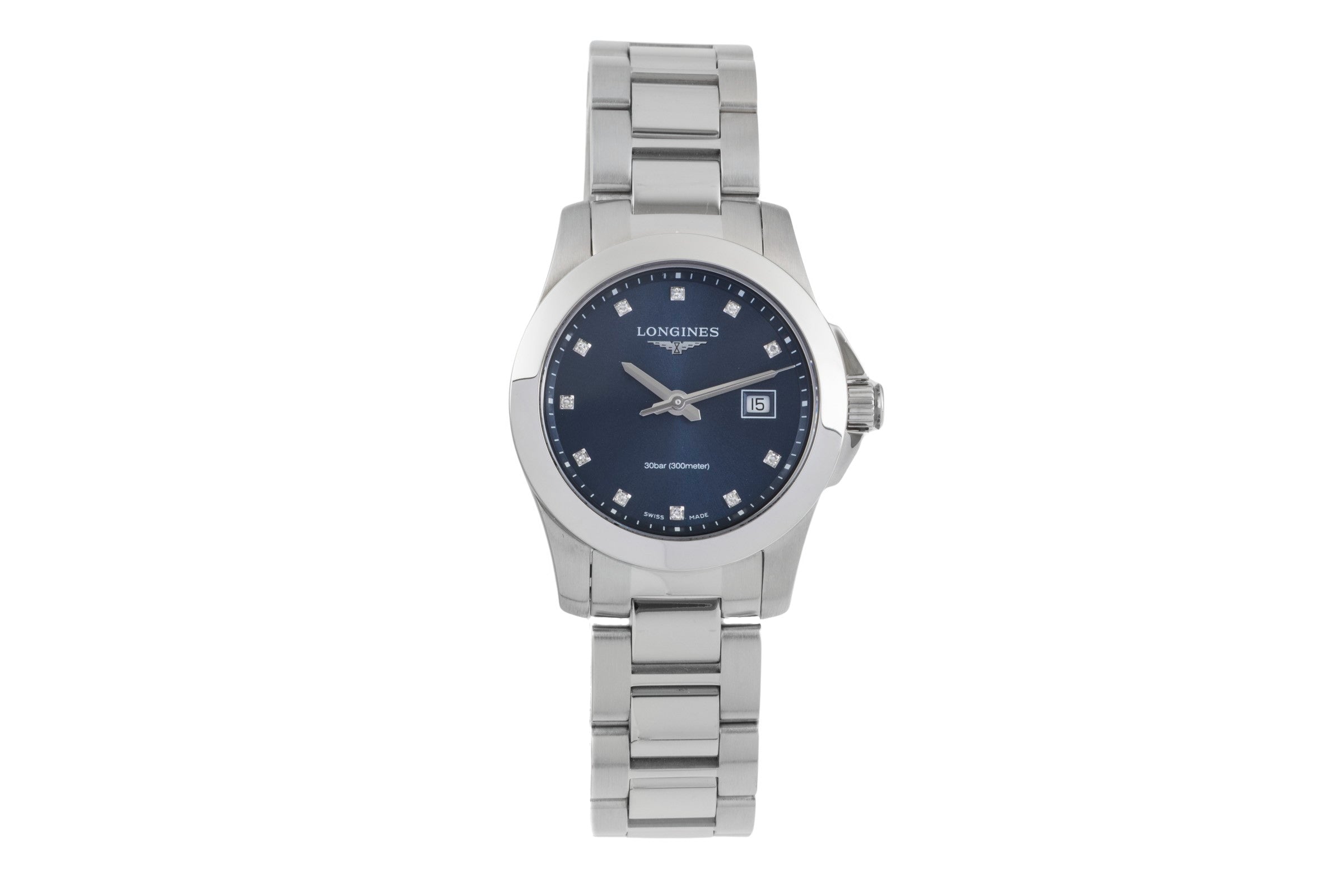 Longines Conquest acciaio quarzo orologio da donna L3.376.4.97.6 LP: 1500EUR  [2604466]