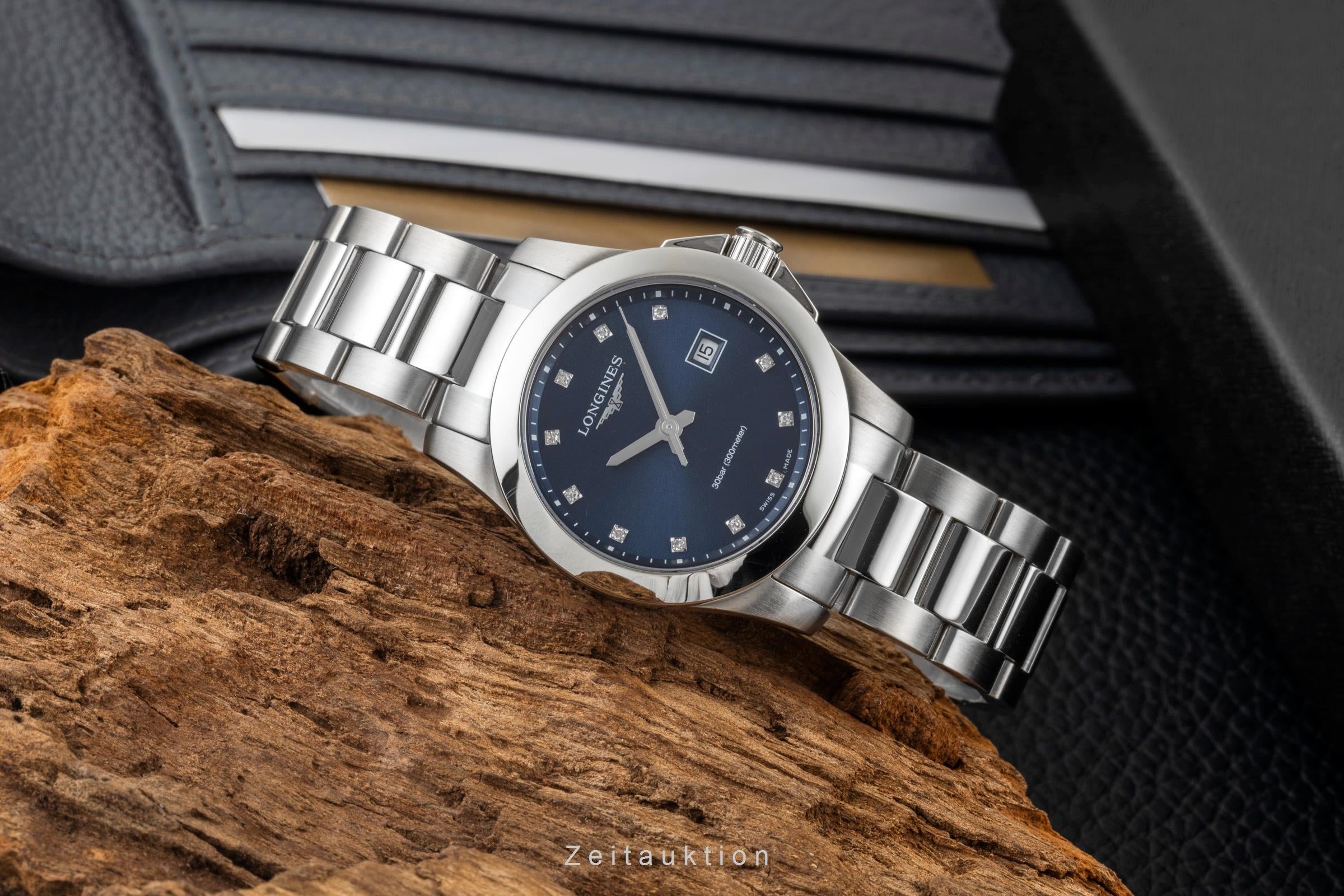Longines Conquest acier quartz montre pour femmes L3.376.4.97.6 LP: 1500EUR  [2604466]