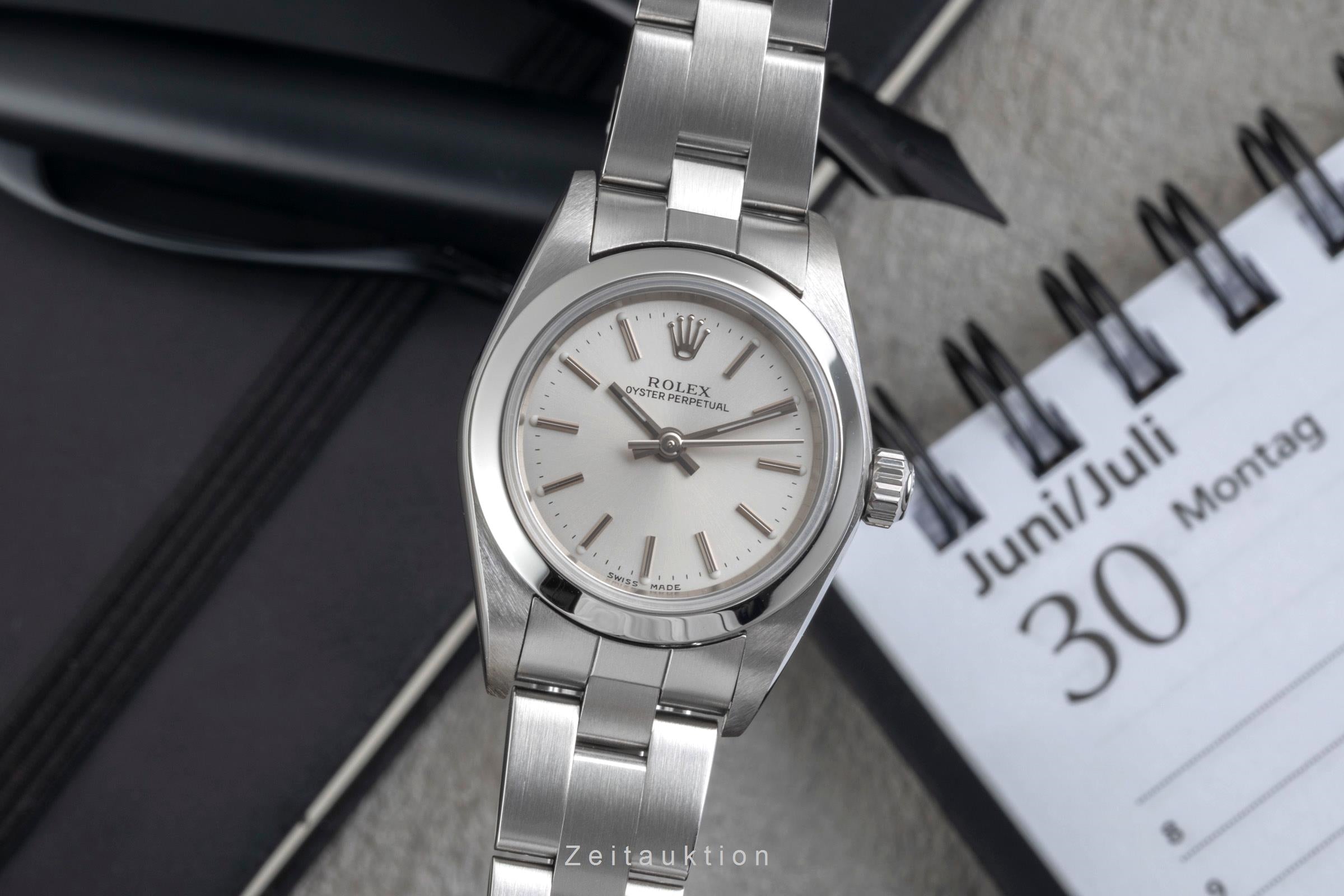 Rolex Oyster Perpetual steel automatic women's watch 76080  [2604468]