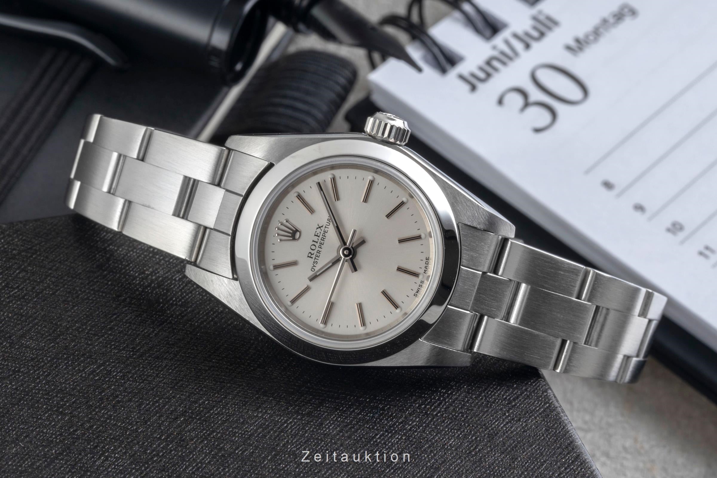 Rolex Oyster Perpetual steel automatic women's watch 76080  [2604468]