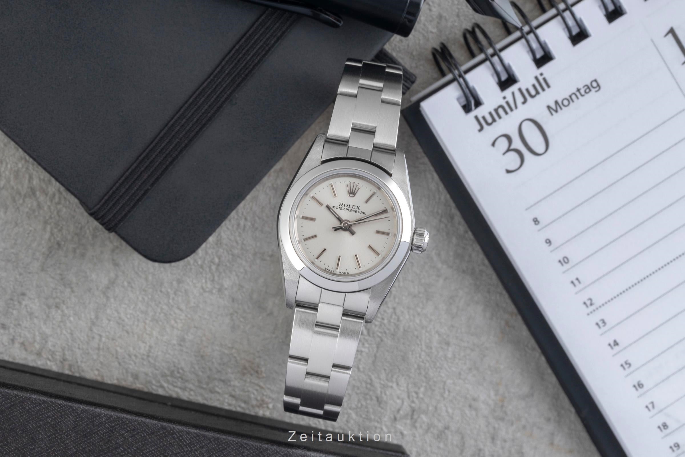 Rolex Oyster Perpetual steel automatic women's watch 76080  [2604468]