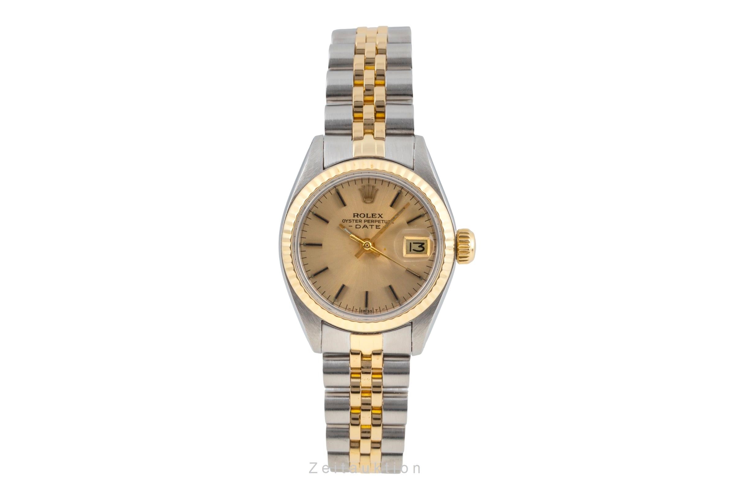 Rolex Lady Date Edelstahl / Gelbgold Automatik Damenuhr Ref. 6917 Klassiker [2604469]