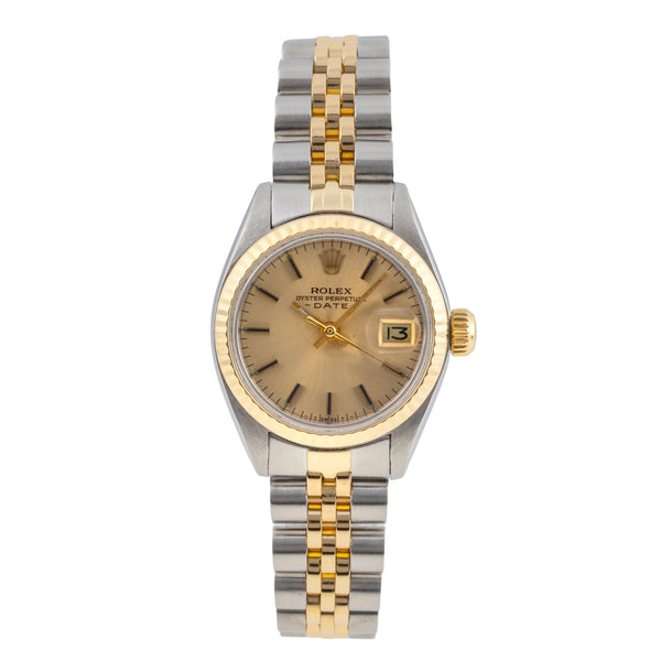 Rolex Lady Date Edelstahl / Gelbgold Automatik Damenuhr Ref. 6917 Klassiker [2604469]
