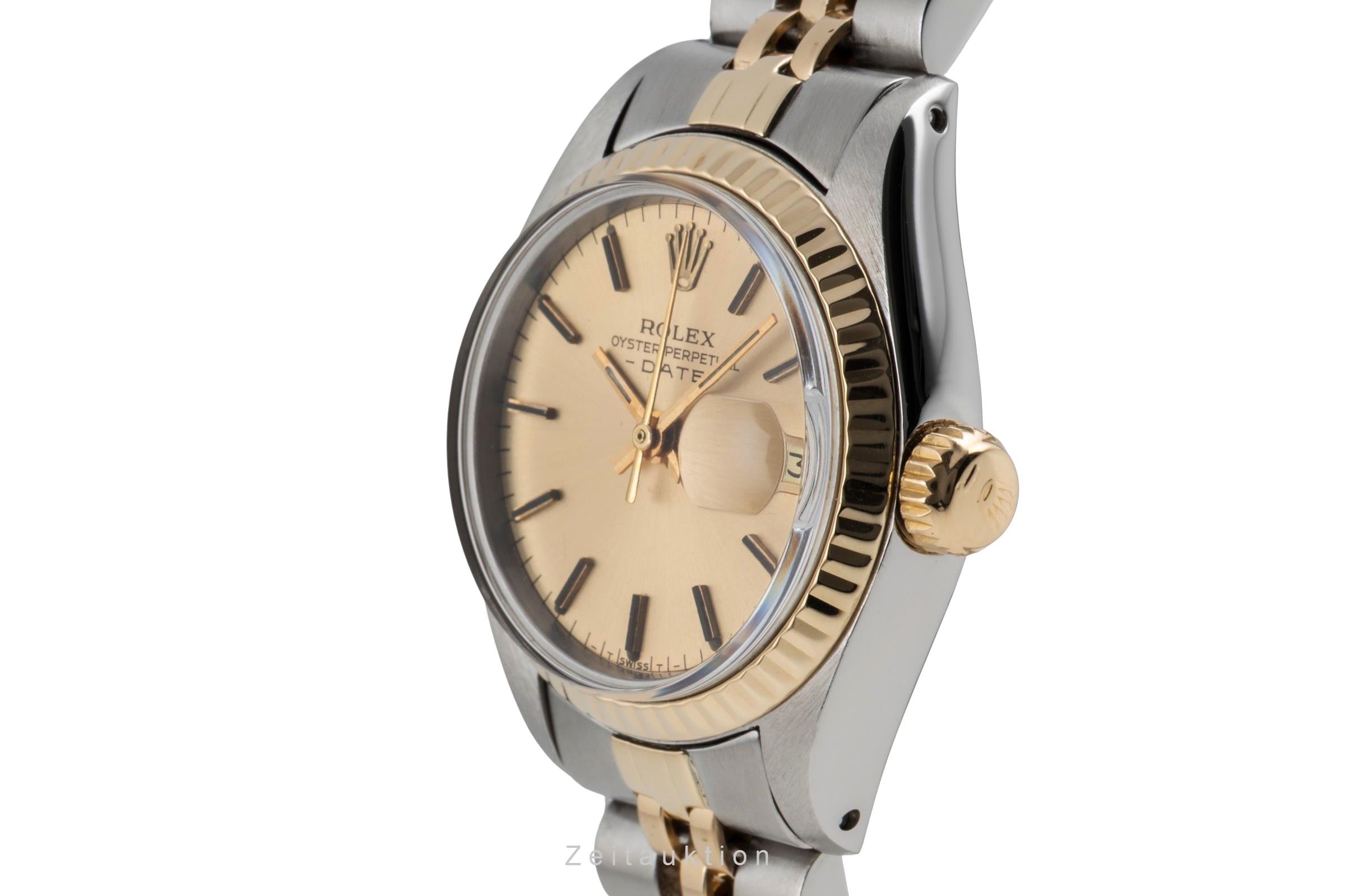 Rolex Lady Date Edelstahl / Gelbgold Automatik Damenuhr Ref. 6917 Klassiker [2604469]
