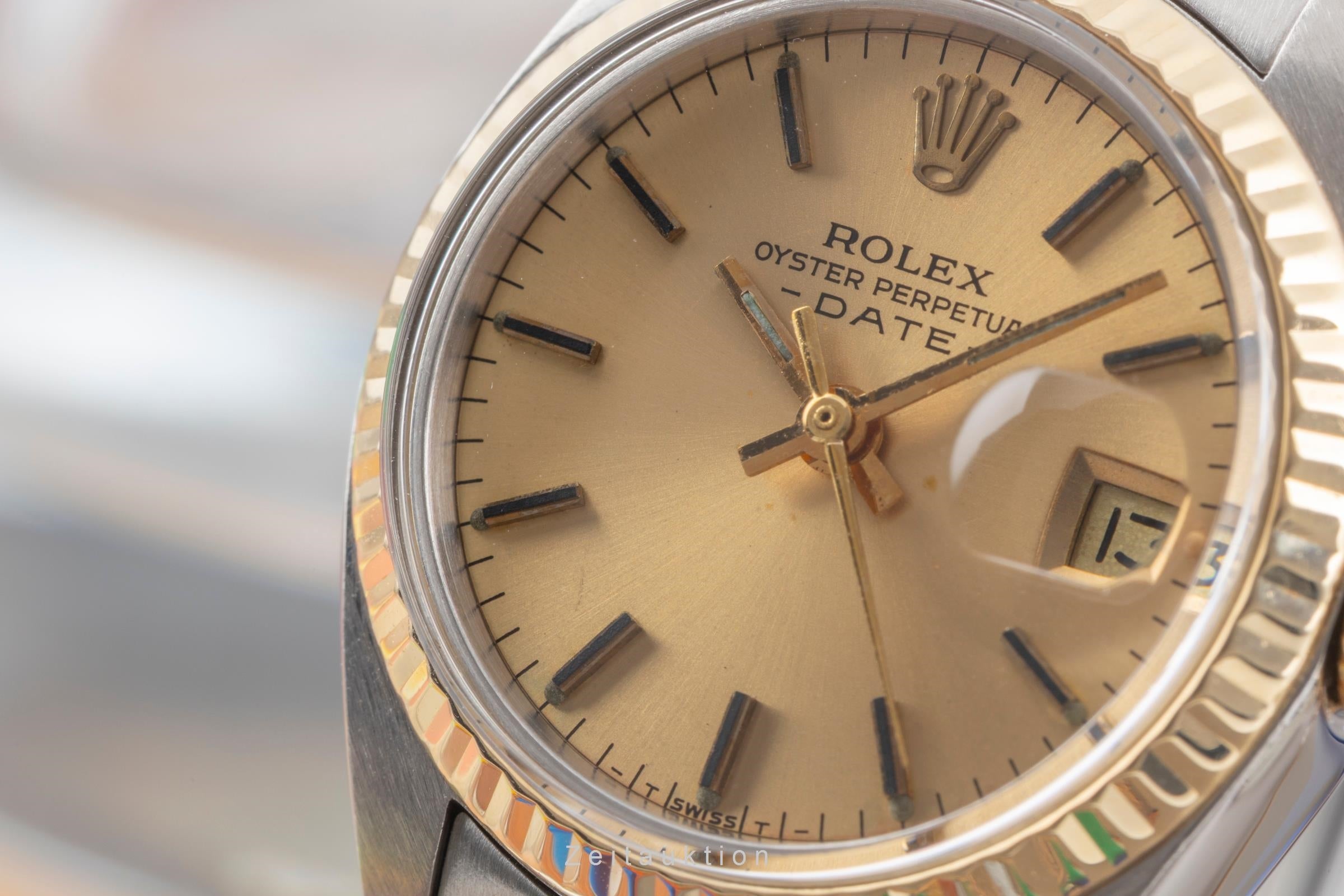 Rolex Lady Date Edelstahl / Gelbgold Automatik Damenuhr Ref. 6917 Klassiker [2604469]