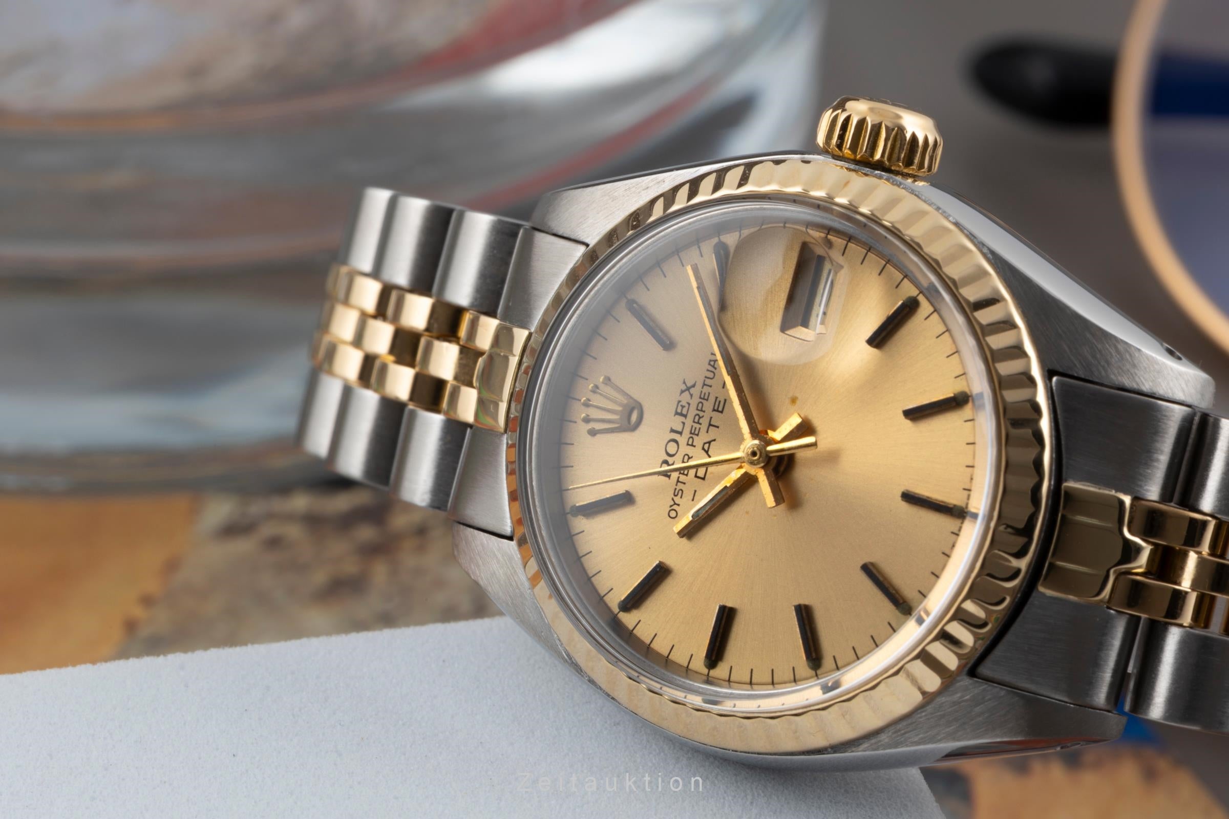 Rolex Lady Date Edelstahl / Gelbgold Automatik Damenuhr Ref. 6917 Klassiker [2604469]