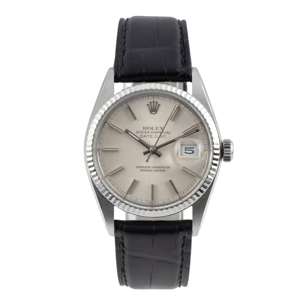 Rolex Datejust steel / white gold automatic men's watch 16014 Vintage  [2604470]