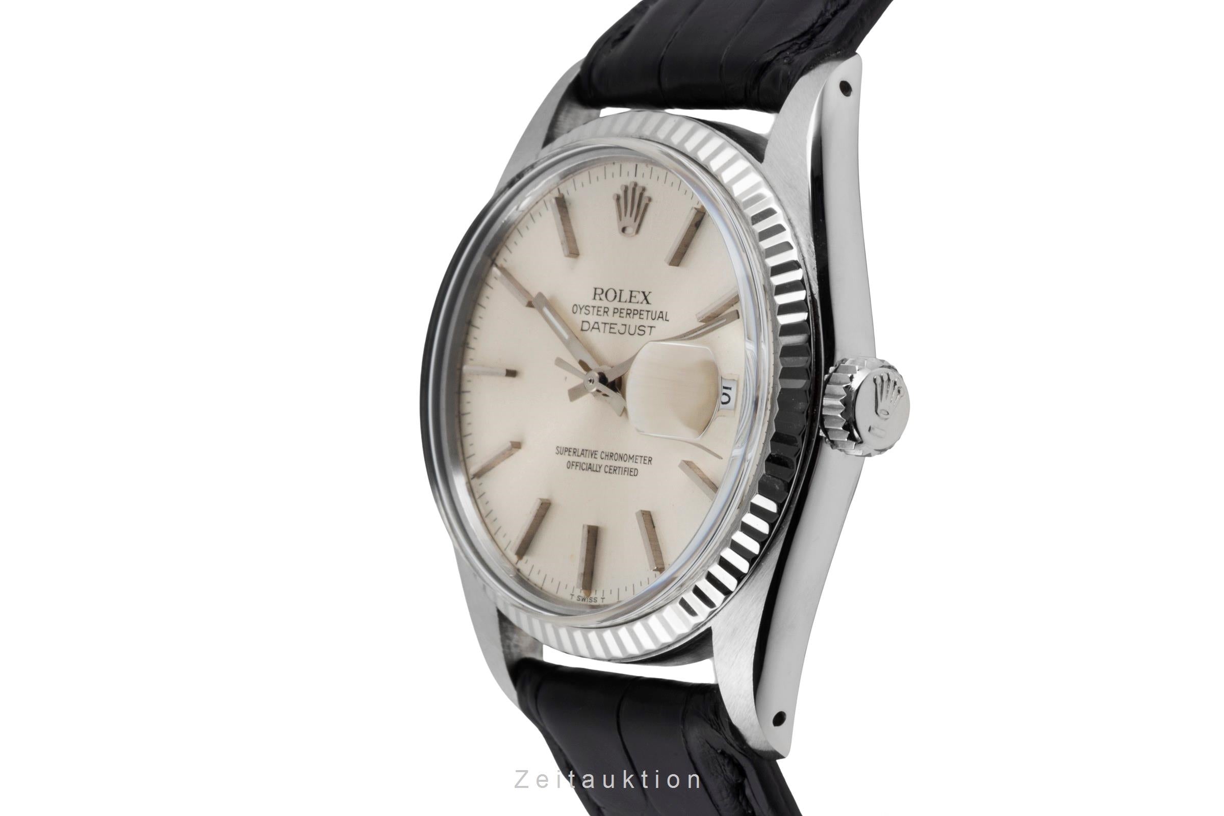 Rolex Datejust steel / white gold automatic men's watch 16014 Vintage  [2604470]