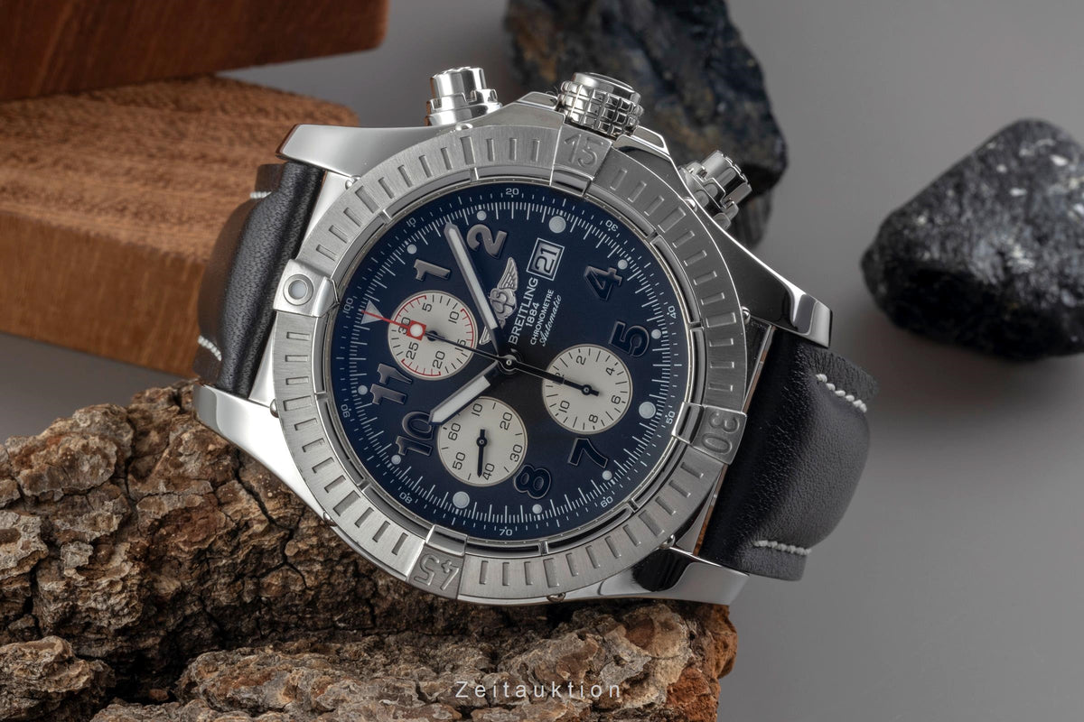 Breitling Super Avenger Chronograph Stahl Automatik Herrenuhr Ref. A13370 [2604473]