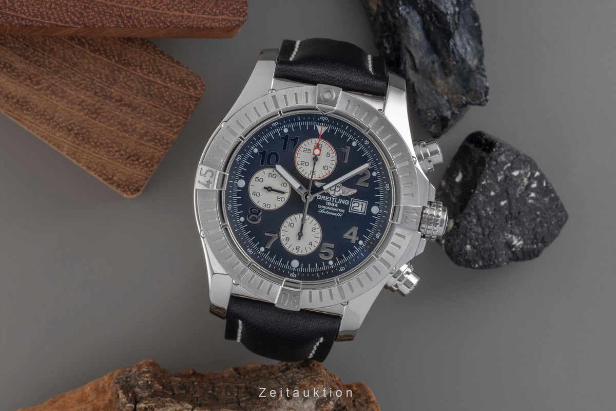 Breitling Super Avenger Chronograph Stahl Automatik Herrenuhr Ref. A13370 [2604473]