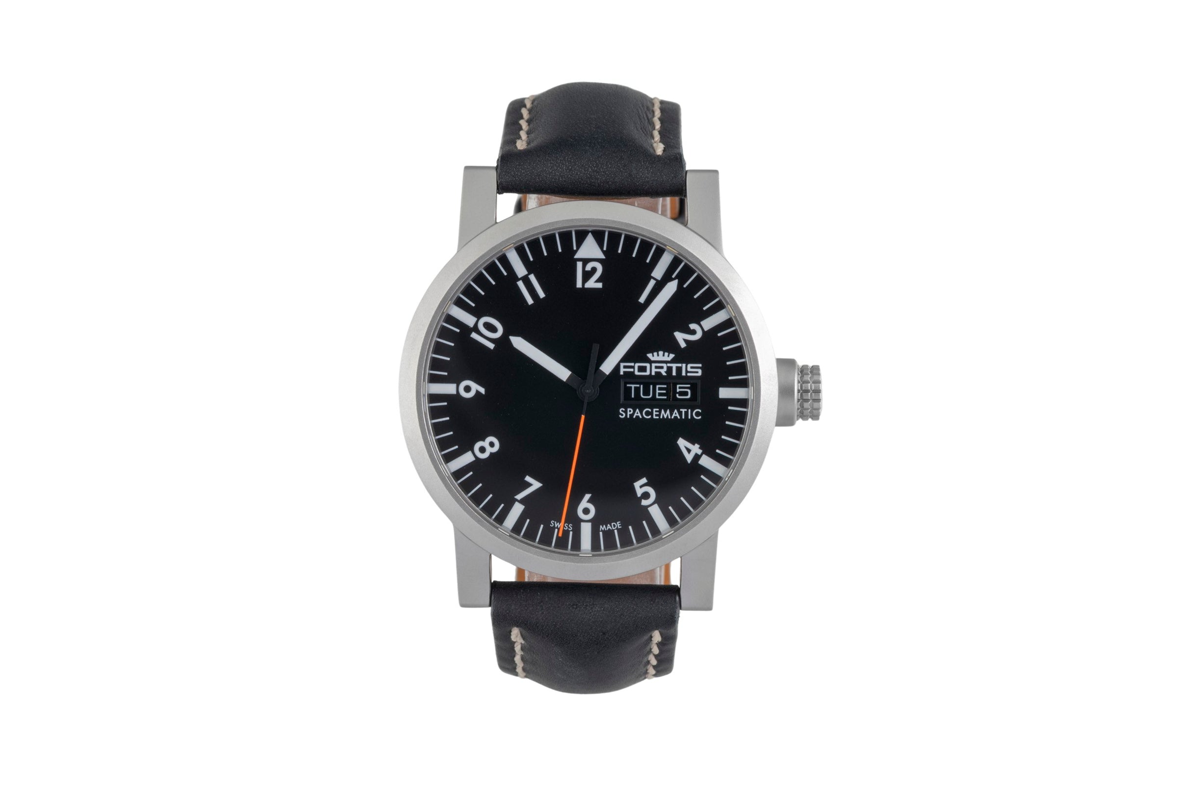 Fortis Spacematic steel automatic men's watch 623.22.158.1  623.22.11L01  [2604475]
