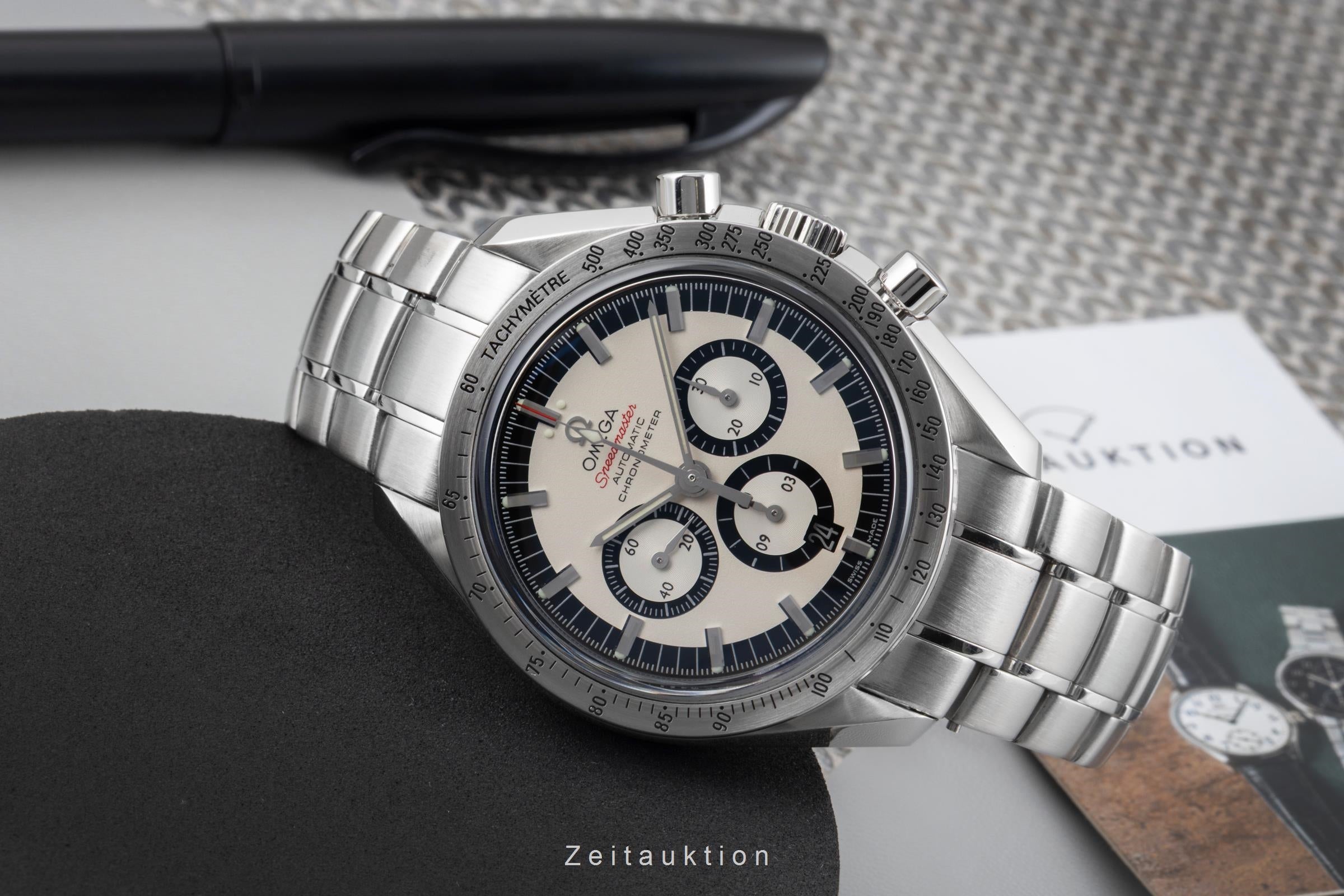 Omega Speedmaster Legend Schumacher Chronograph Automatik Ref. 3506.31.00 B&P [2604479]