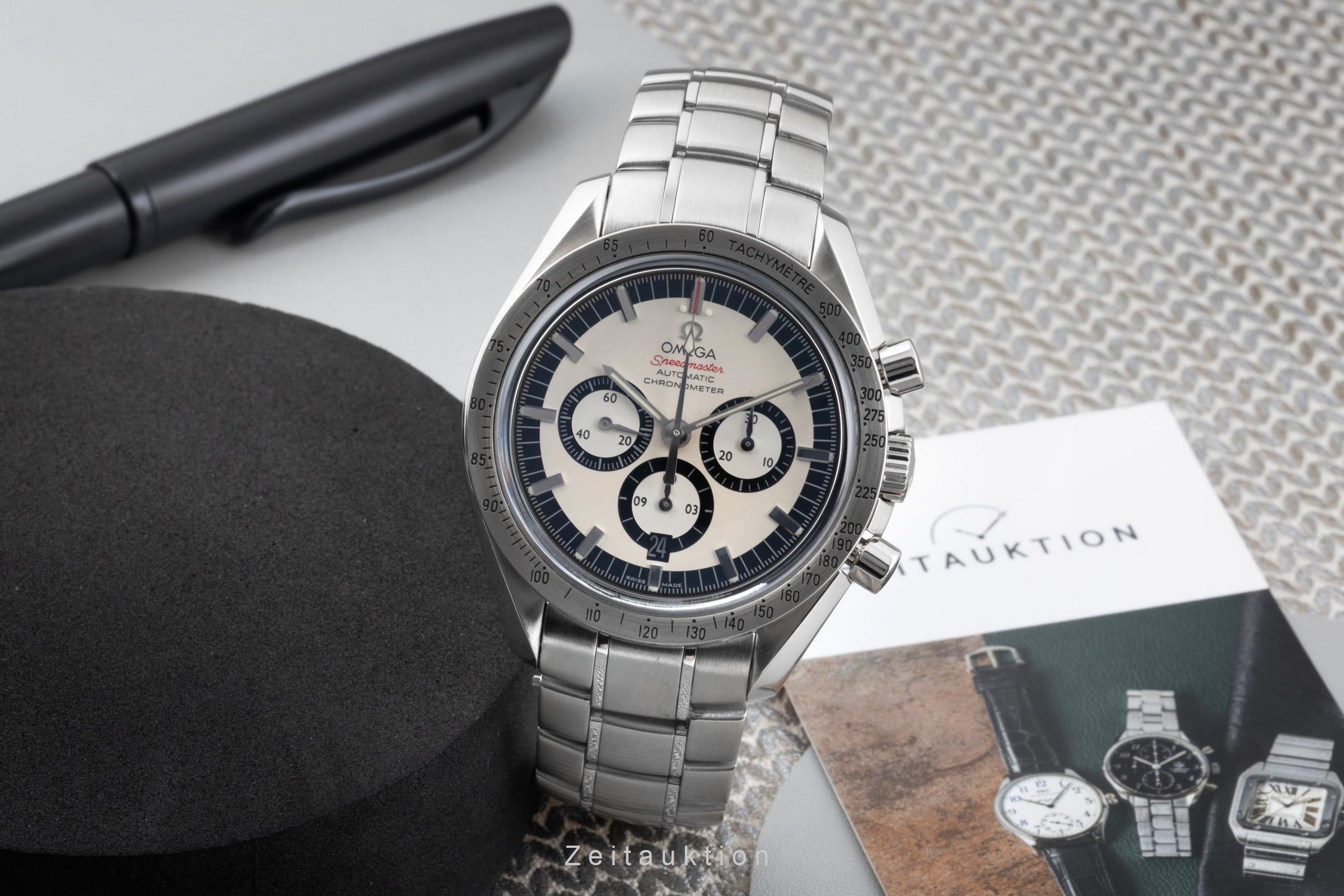 Omega Speedmaster Legend Schumacher Chronograph Automatik Ref. 3506.31.00 B&P [2604479]