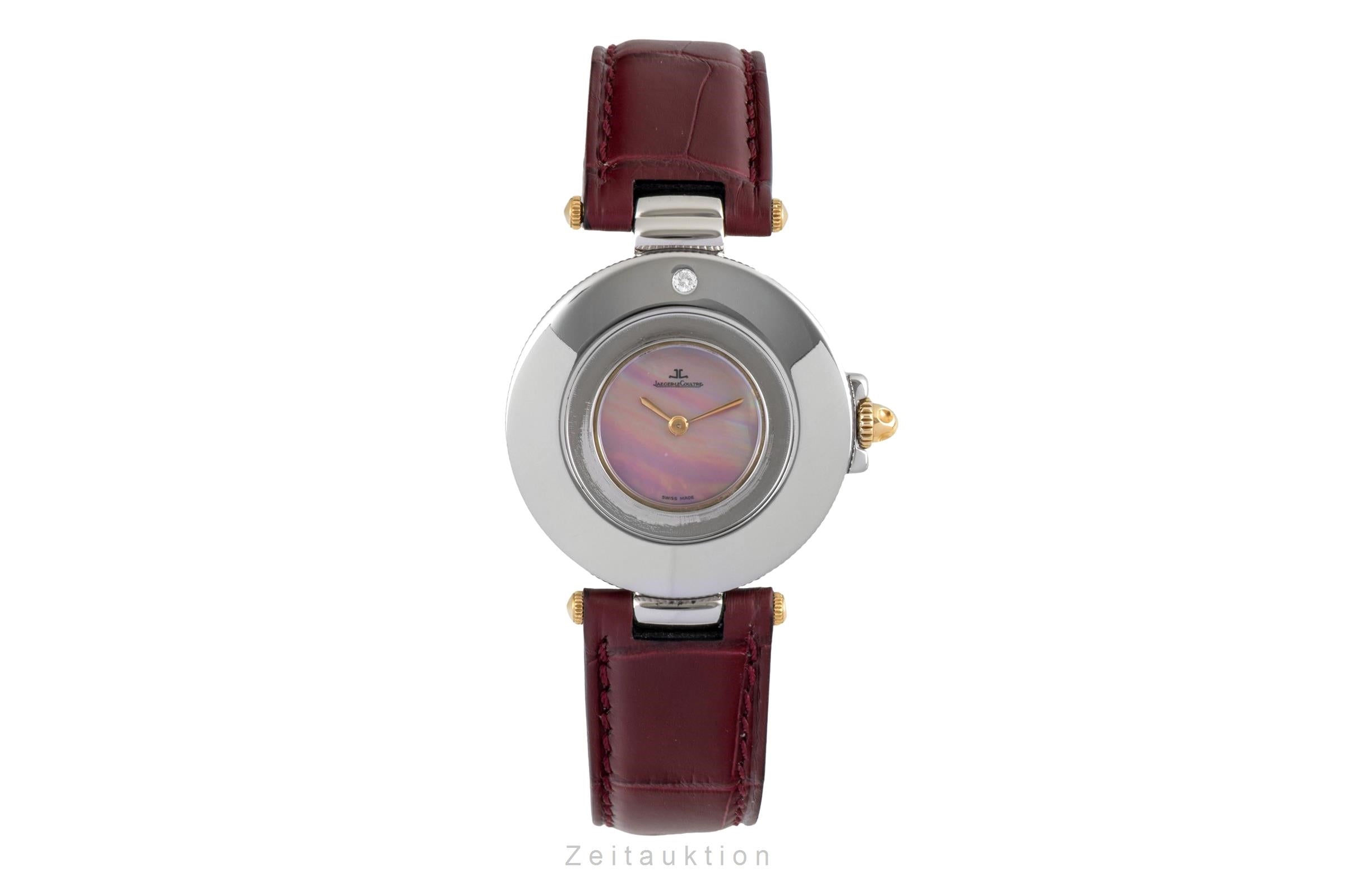 Jaeger LeCoultre Rendesvous acciaio / oro quarzo orologio da donna 421.5.09  [2604480]