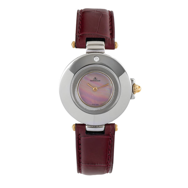 Jaeger LeCoultre Rendesvous acciaio / oro quarzo orologio da donna 421.5.09  [2604480]