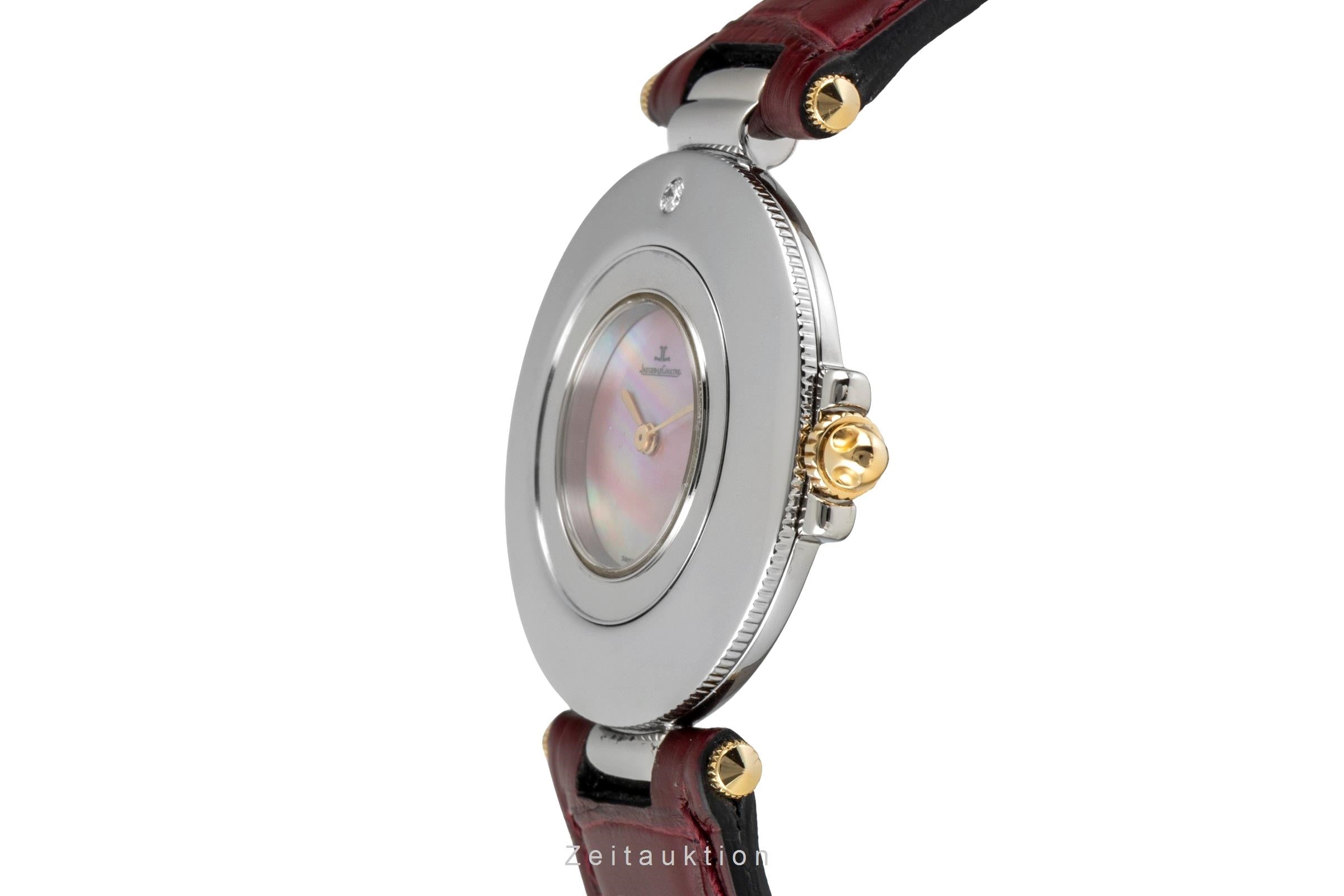 Jaeger LeCoultre Rendesvous acciaio / oro quarzo orologio da donna 421.5.09  [2604480]