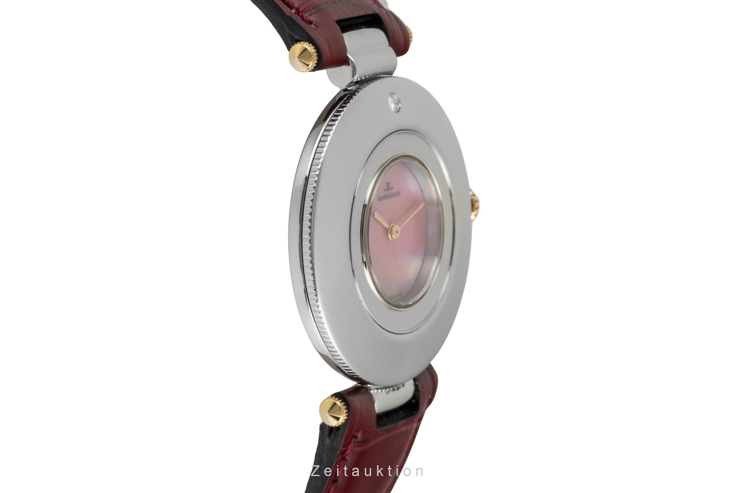 Jaeger LeCoultre Rendesvous acciaio / oro quarzo orologio da donna 421.5.09  [2604480]