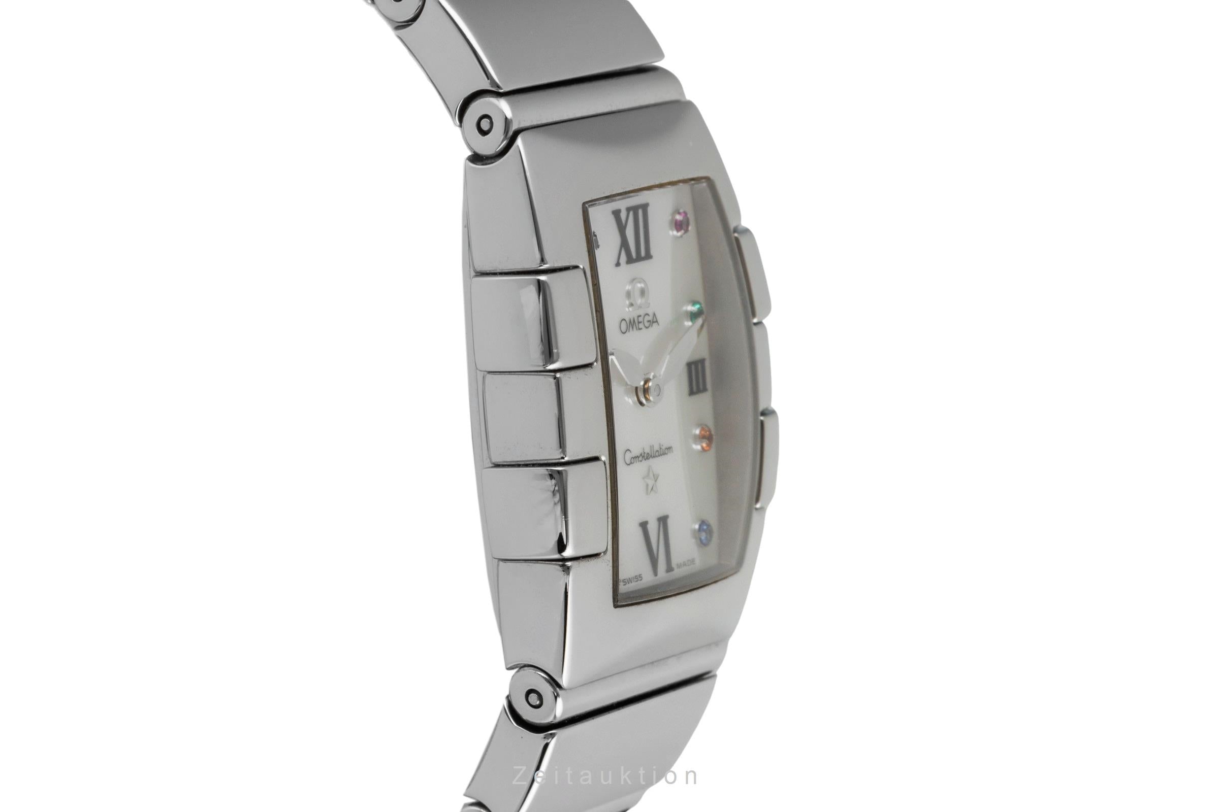 Omega Constellation acero cuarzo reloj para damas  1584.79.00  [2604481]