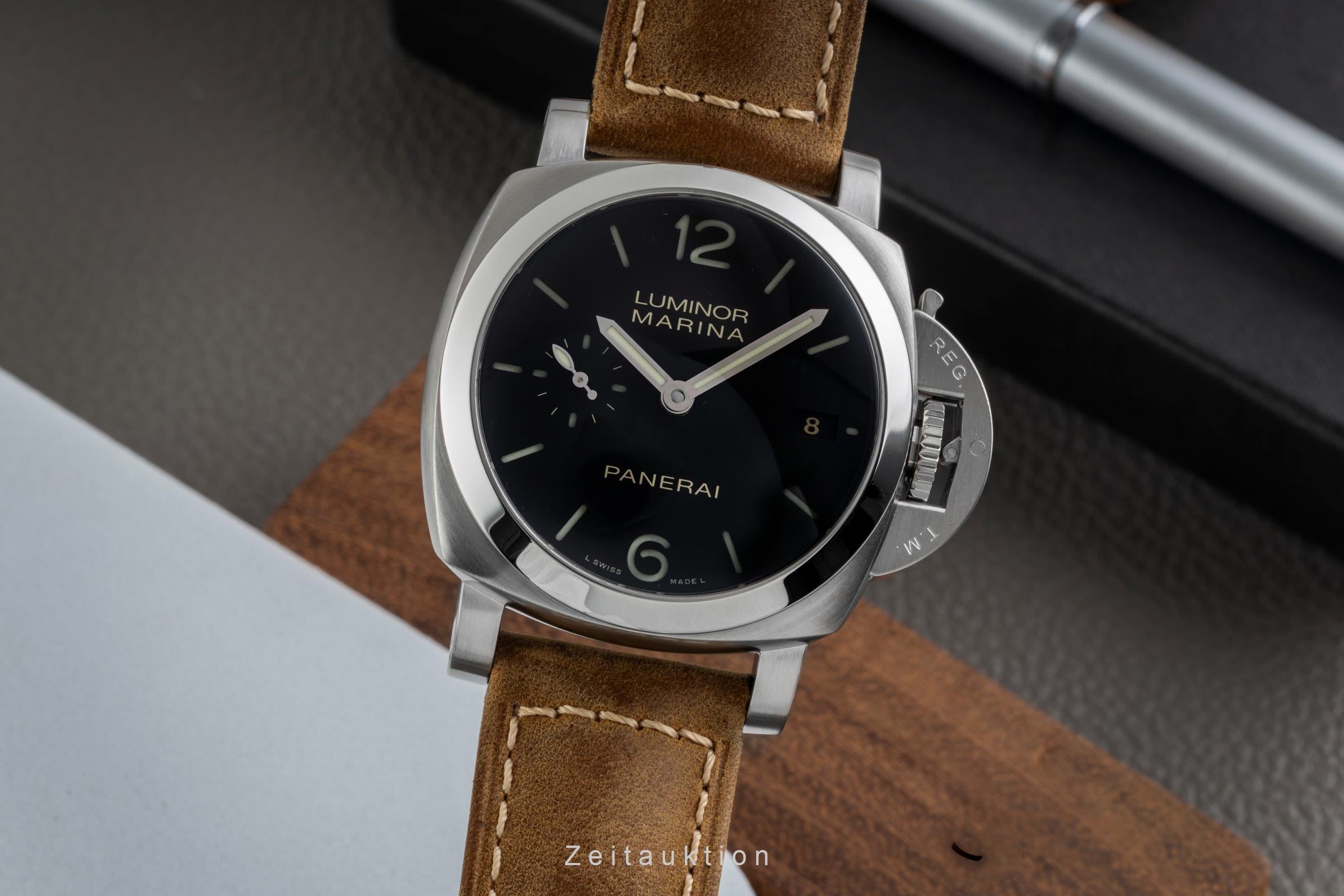 Panerai Luminor 1950 Marina 3 Days Automatic Stahl Ref. PAM00392 B&P 2016 [2604482]