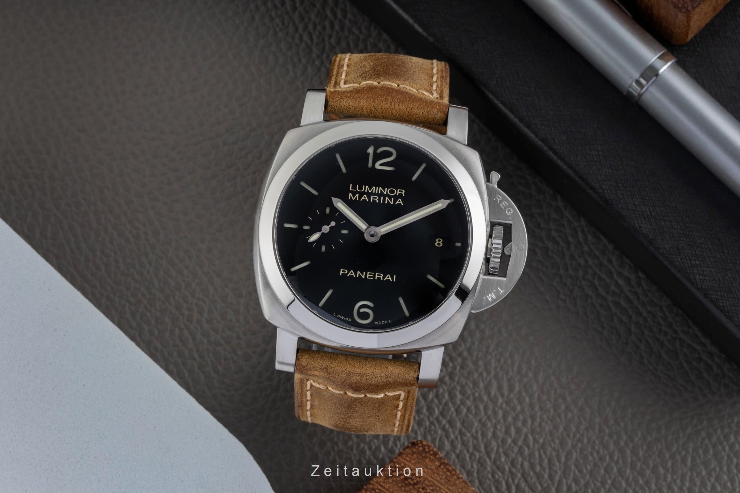 Panerai Luminor 1950 Marina 3 Days Automatic Stahl Ref. PAM00392 B&P 2016 [2604482]
